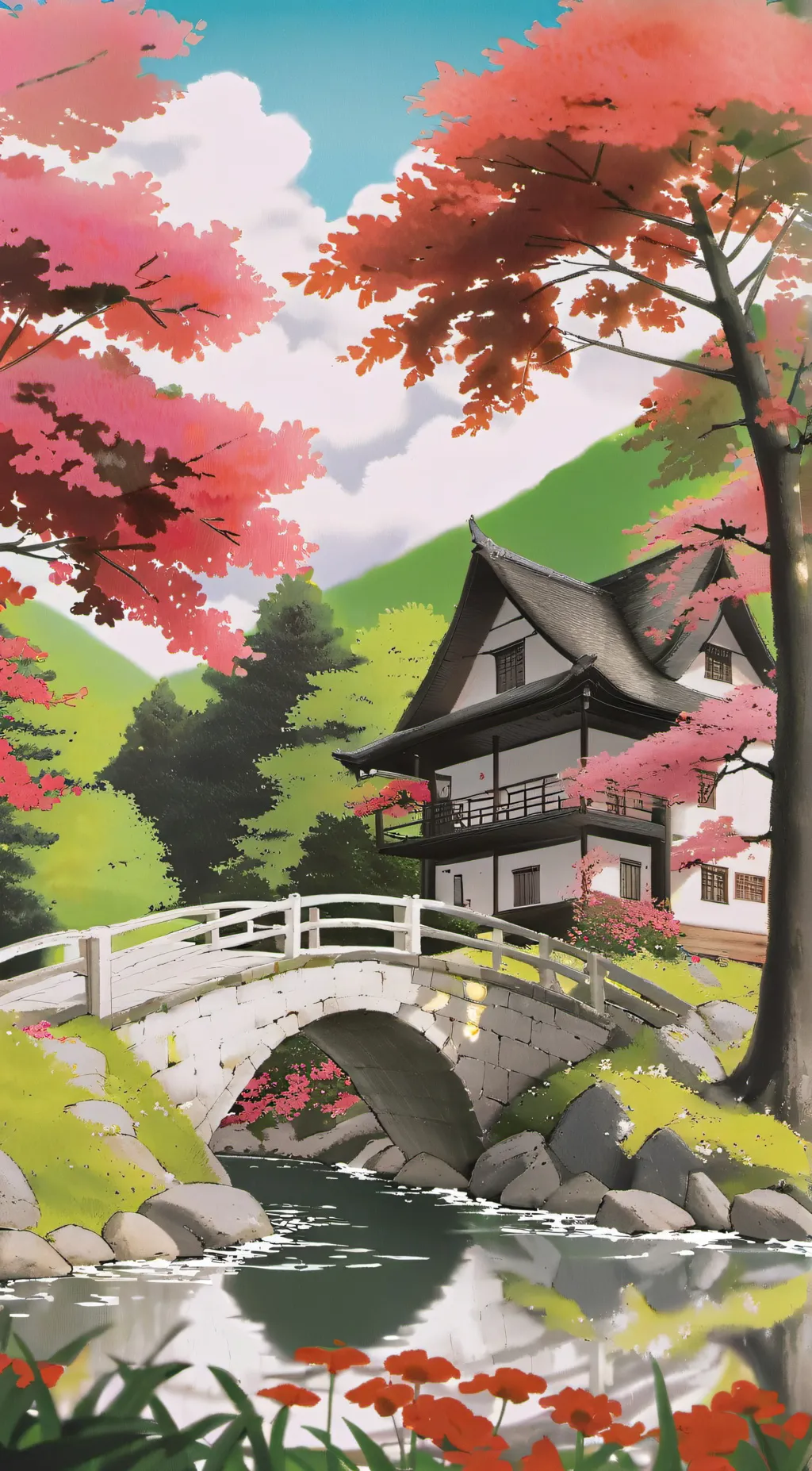 ai character: my friends and iV2 background