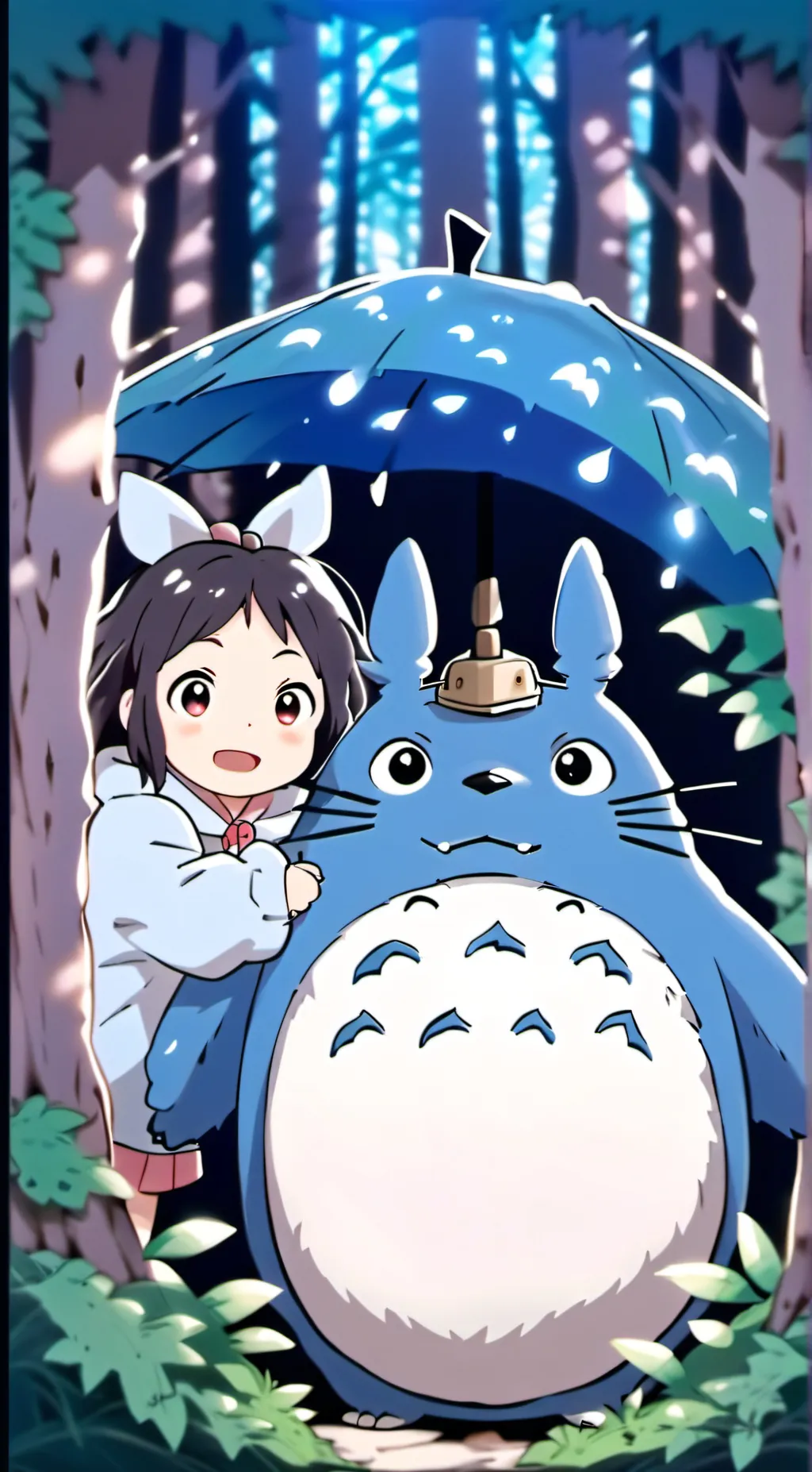 ai character: Totoro!! background