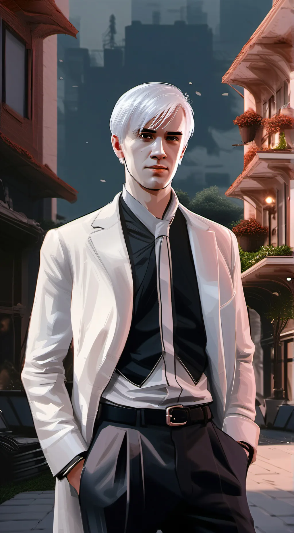 ai character: draco  background