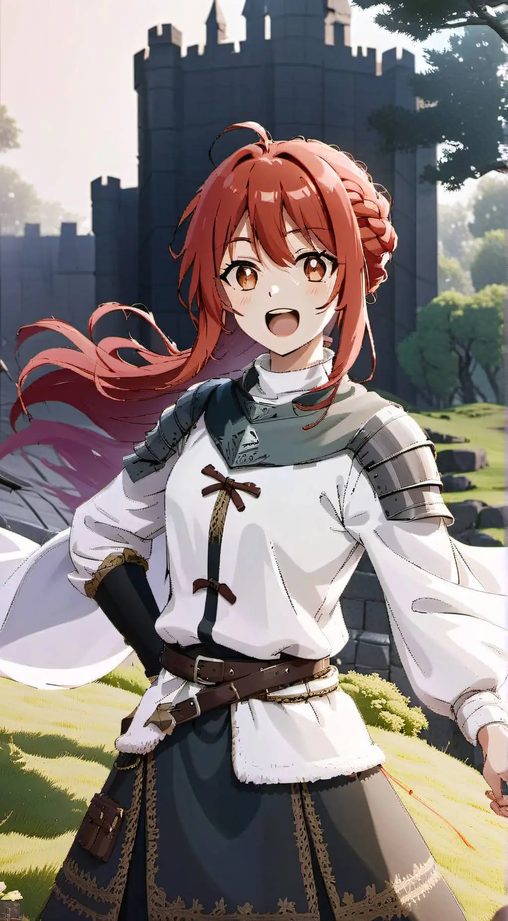 ai character: tensel background