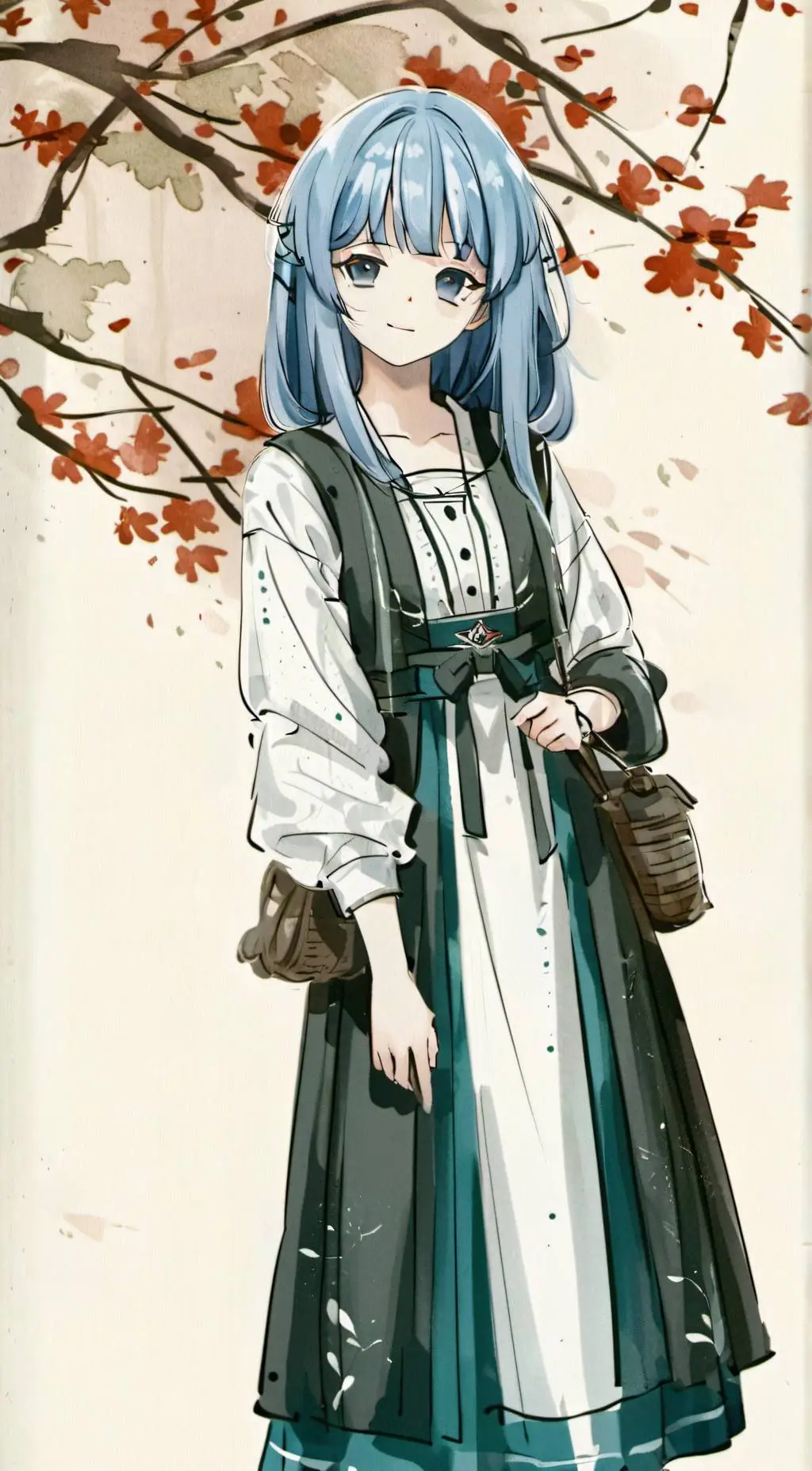 ai character: Mutsumi yozakura  background