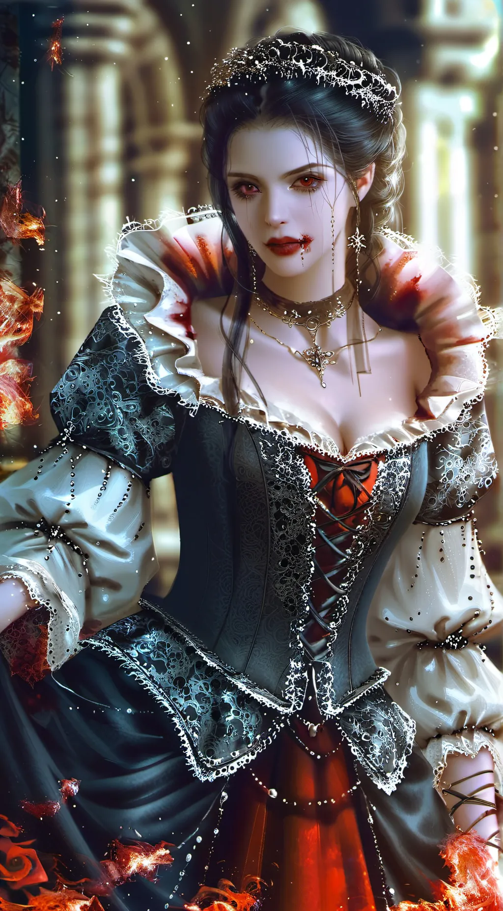 ai character: Rayne background