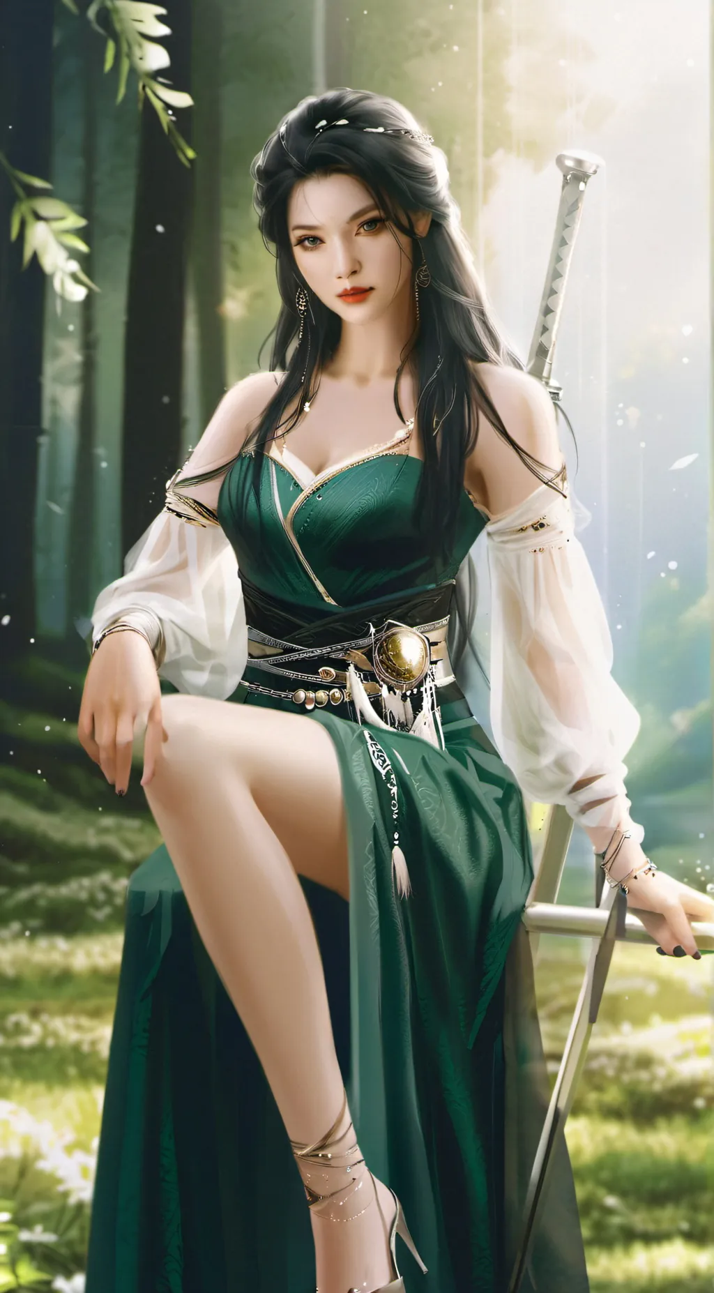 ai character: Queen lola background