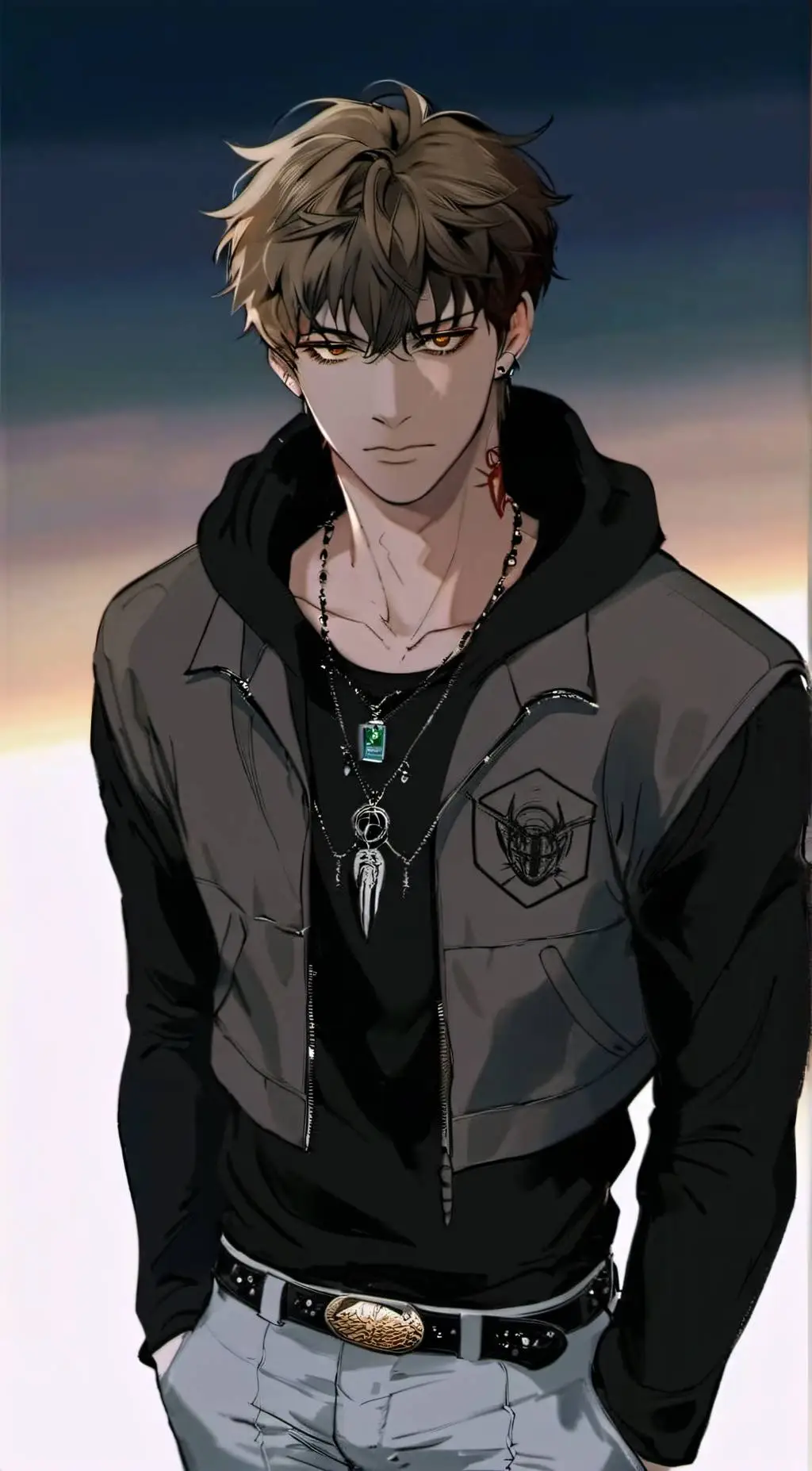 ai character:  𝓐𝓝𝓓𝓡𝓔  background