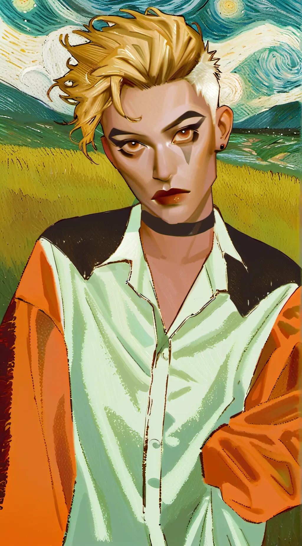 ai character: JoJo Seesaw background