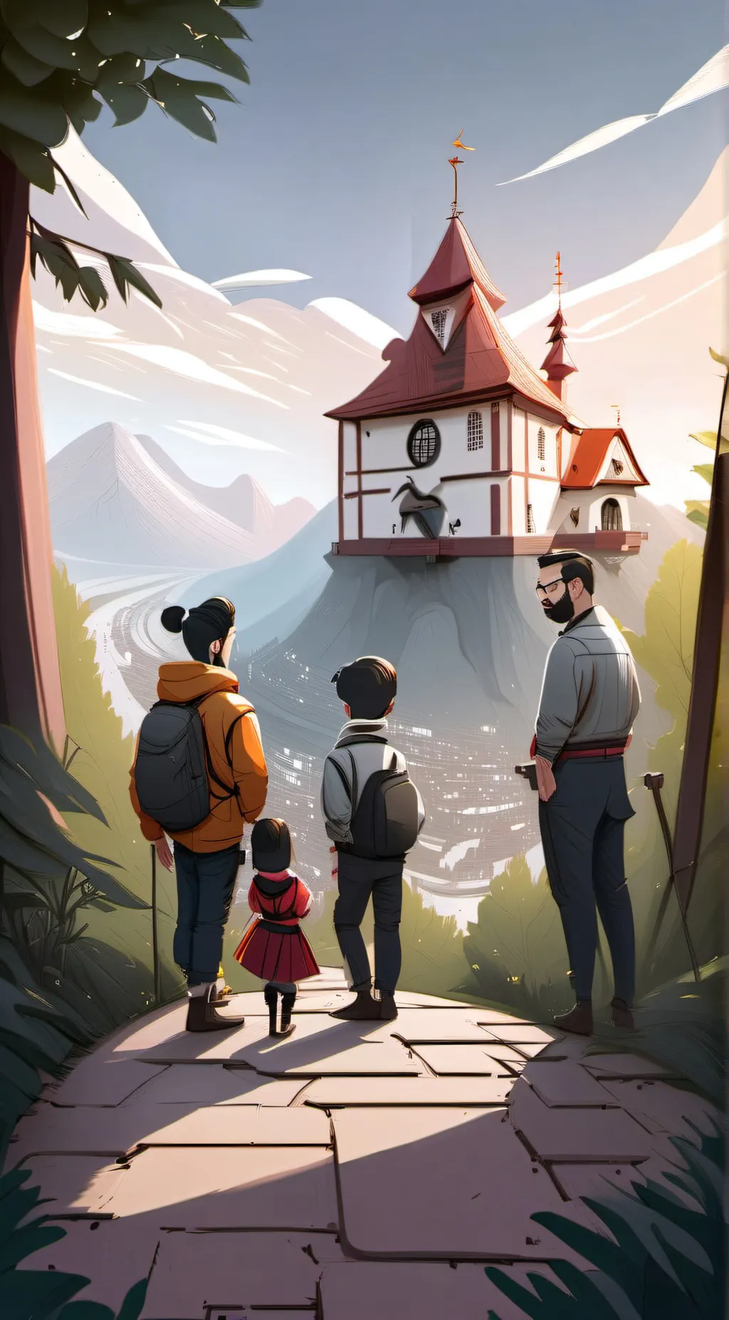 ai character: Trench Family background