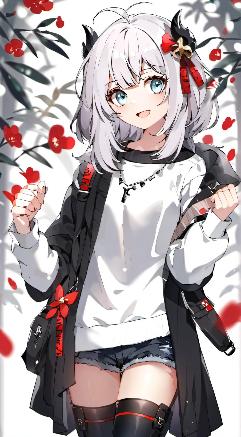 ai character: heaven background