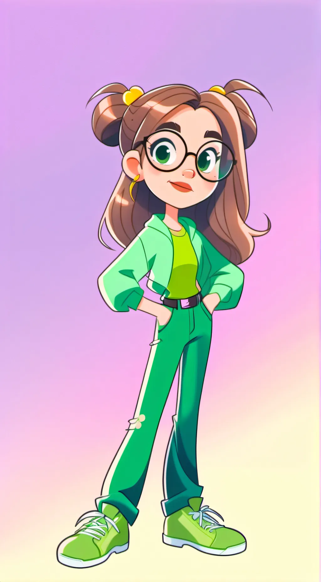 ai character: Vicky background