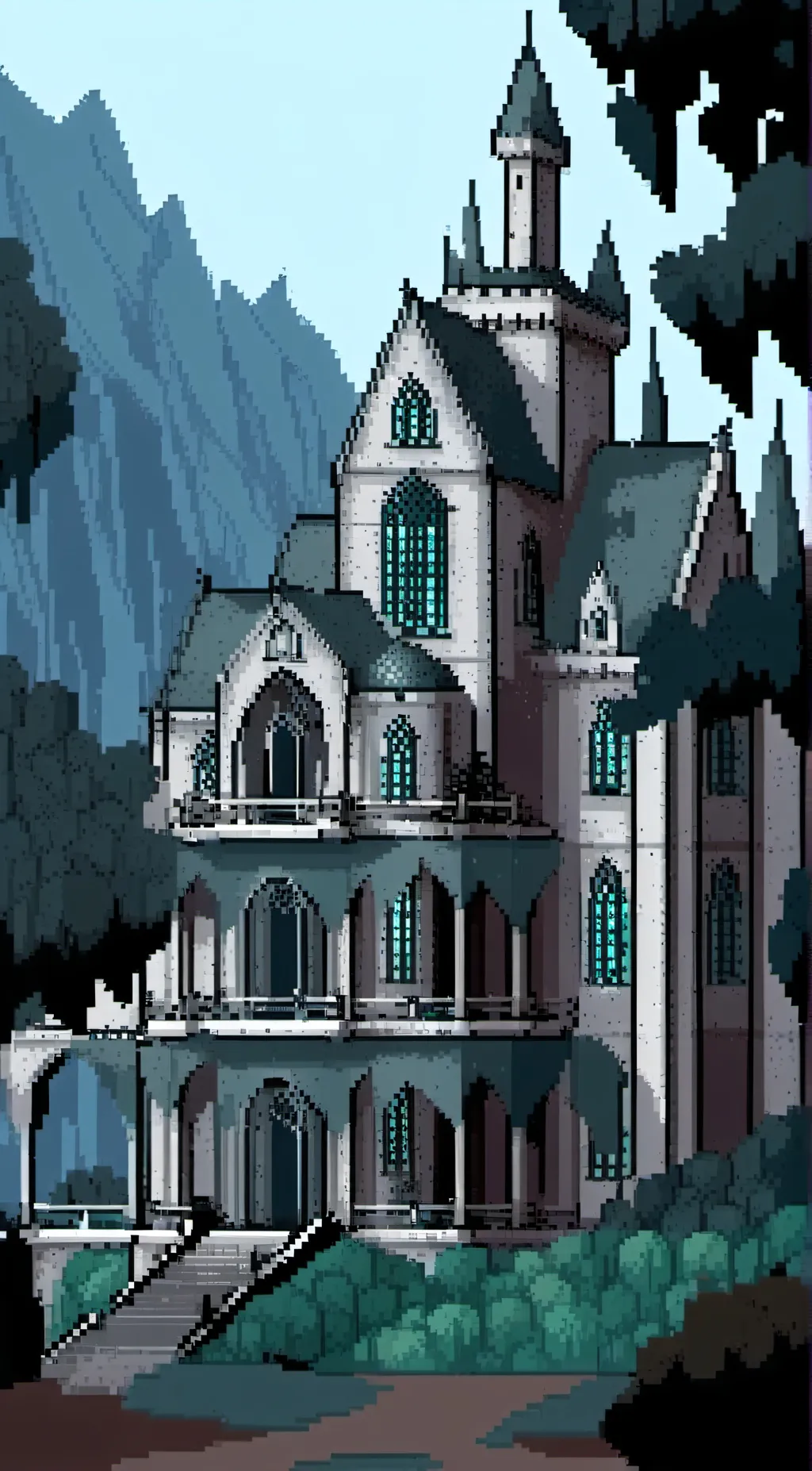 ai character: the castle  background