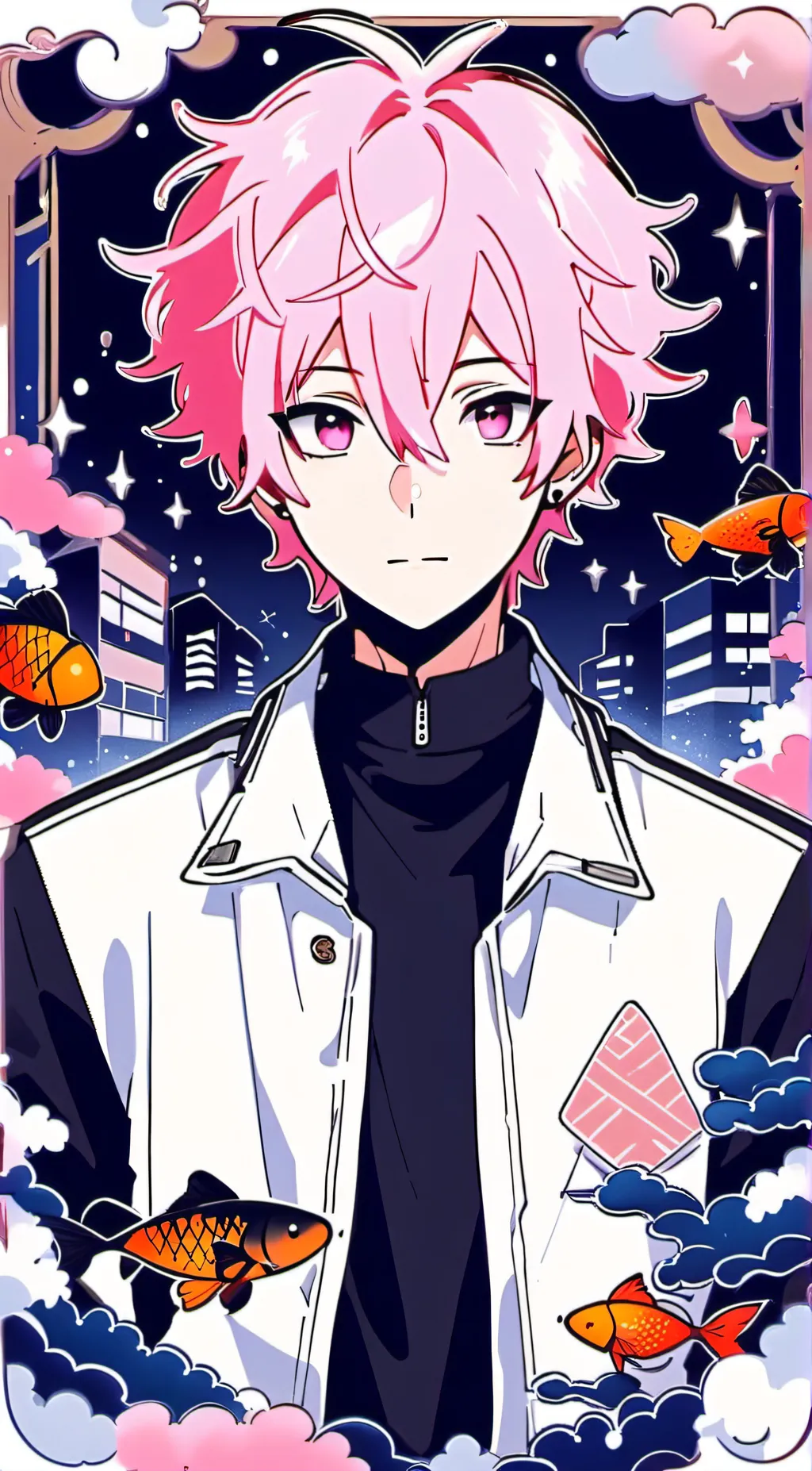 ai character: Focus background