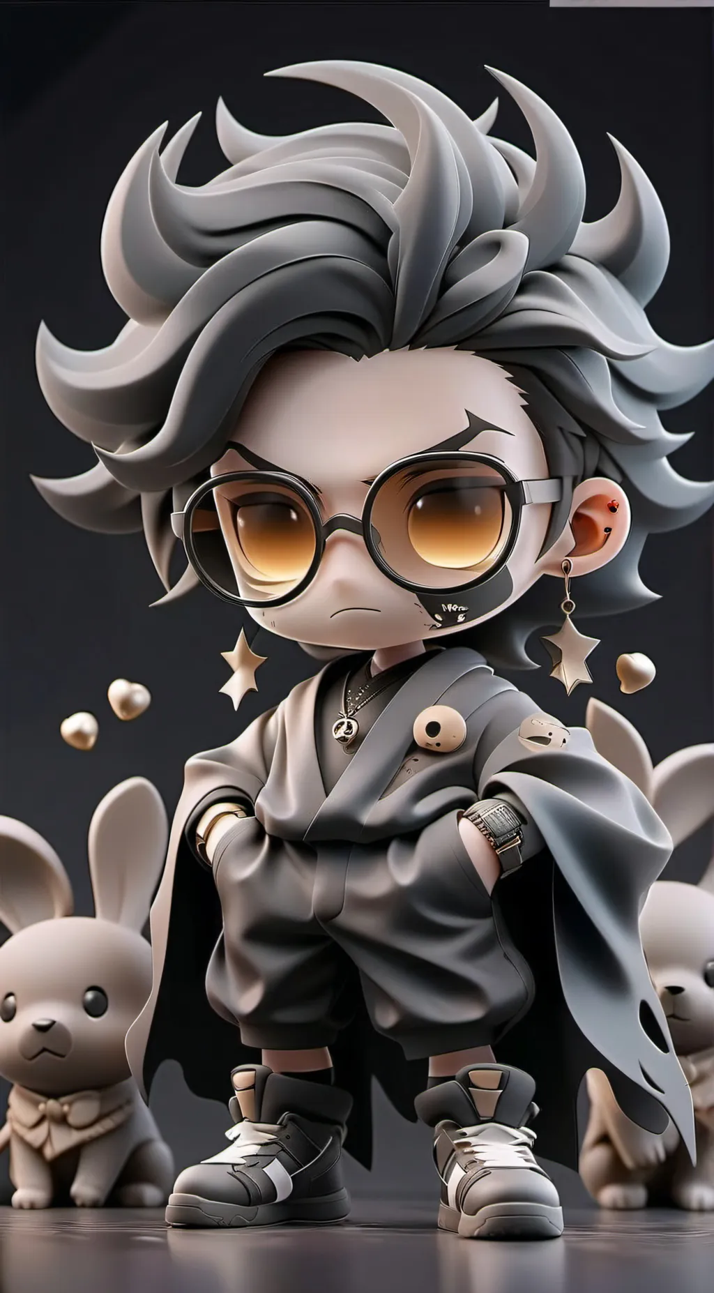 ai character: LEFTYnFRIENDS background