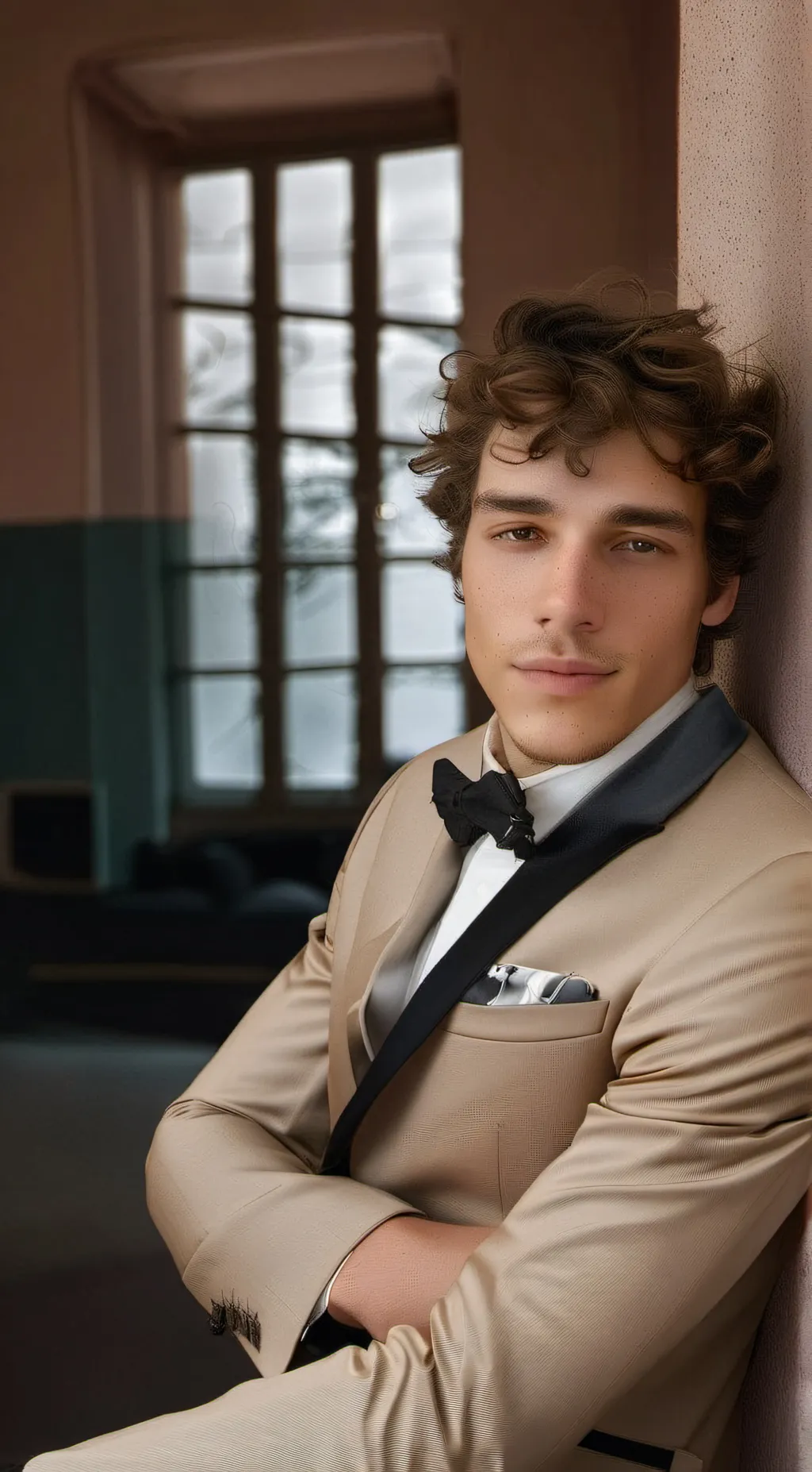 ai character: Joshua bassett  background