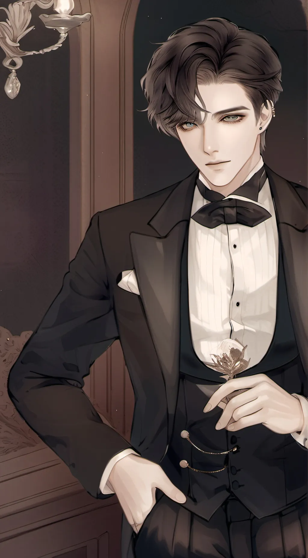 ai character: Damien background