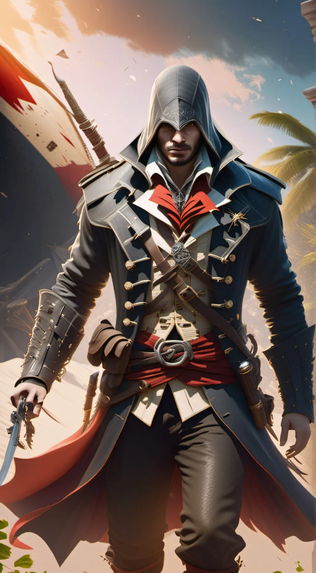 ai character: Captain Edward background