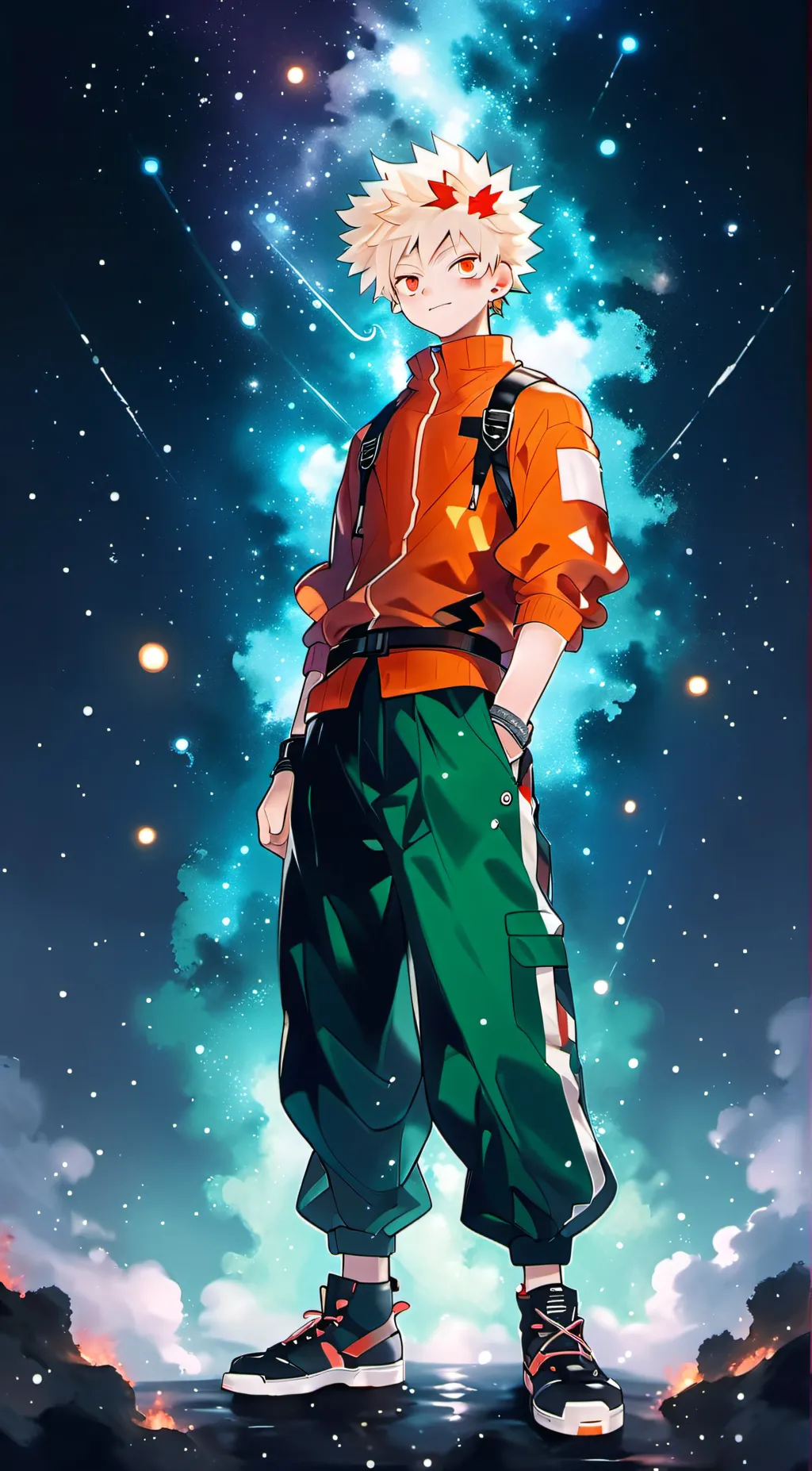 ai character: bakugo (ur bf) background