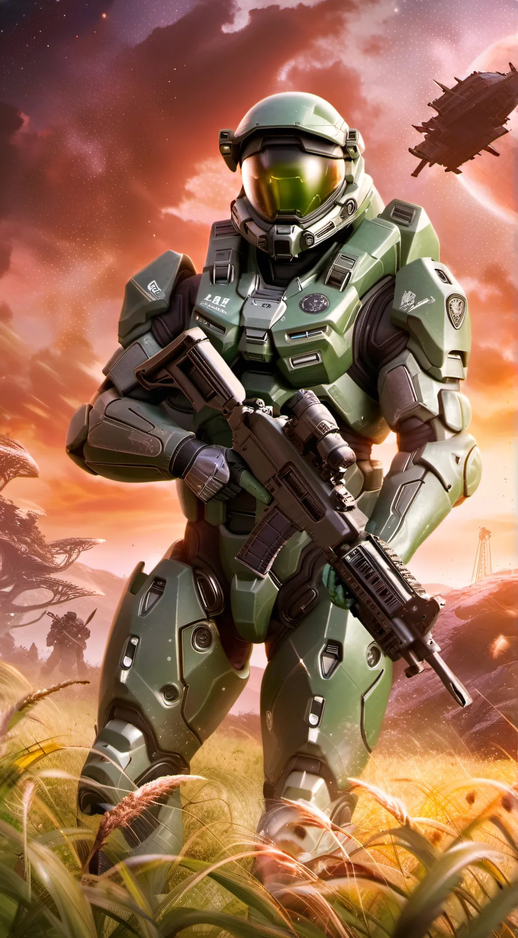 ai character: Master Chief 177 background