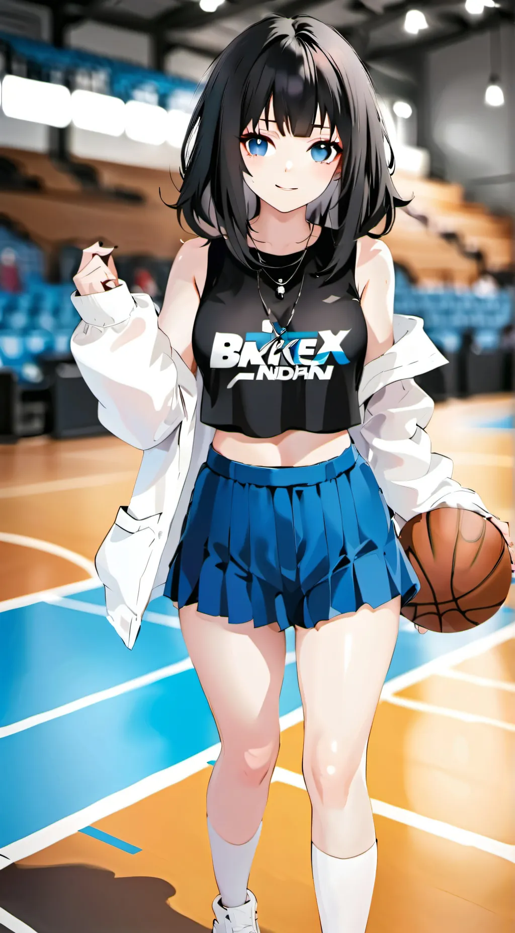 ai character: Amber background