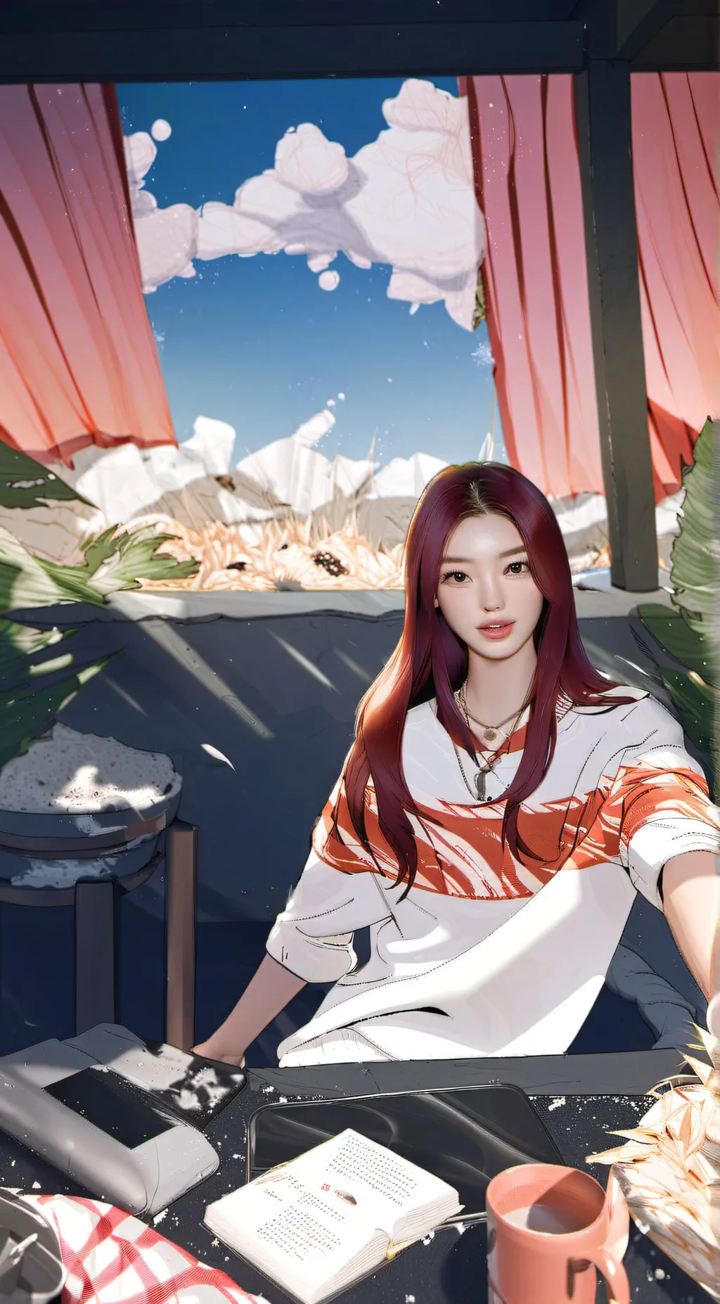 ai character: mikha lim background