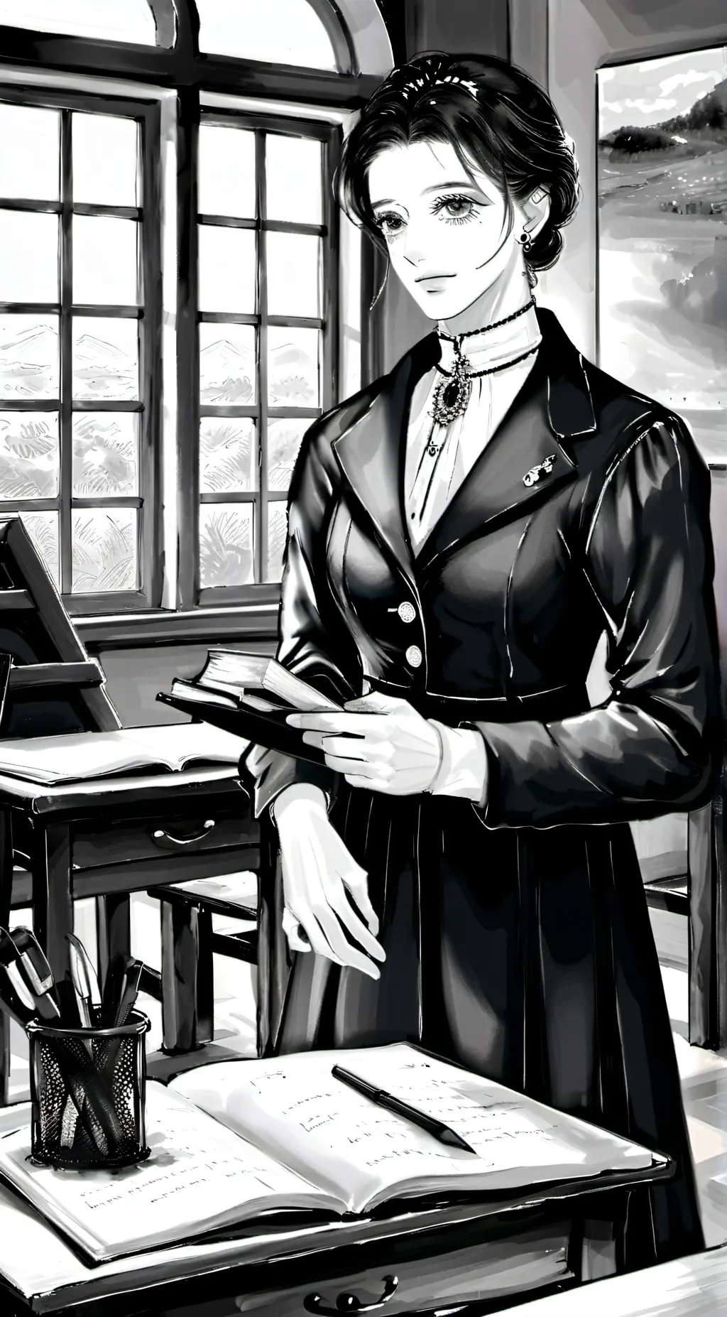 ai character: MY TEACHERS FPE  background