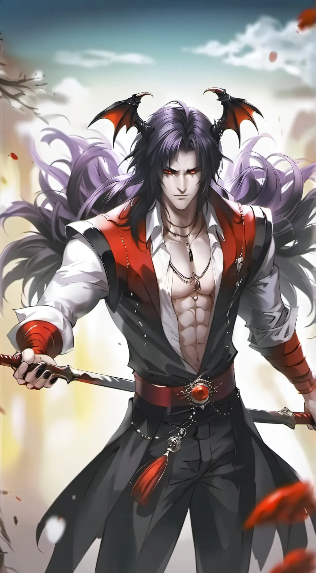 ai character: □■Alexander■□ background