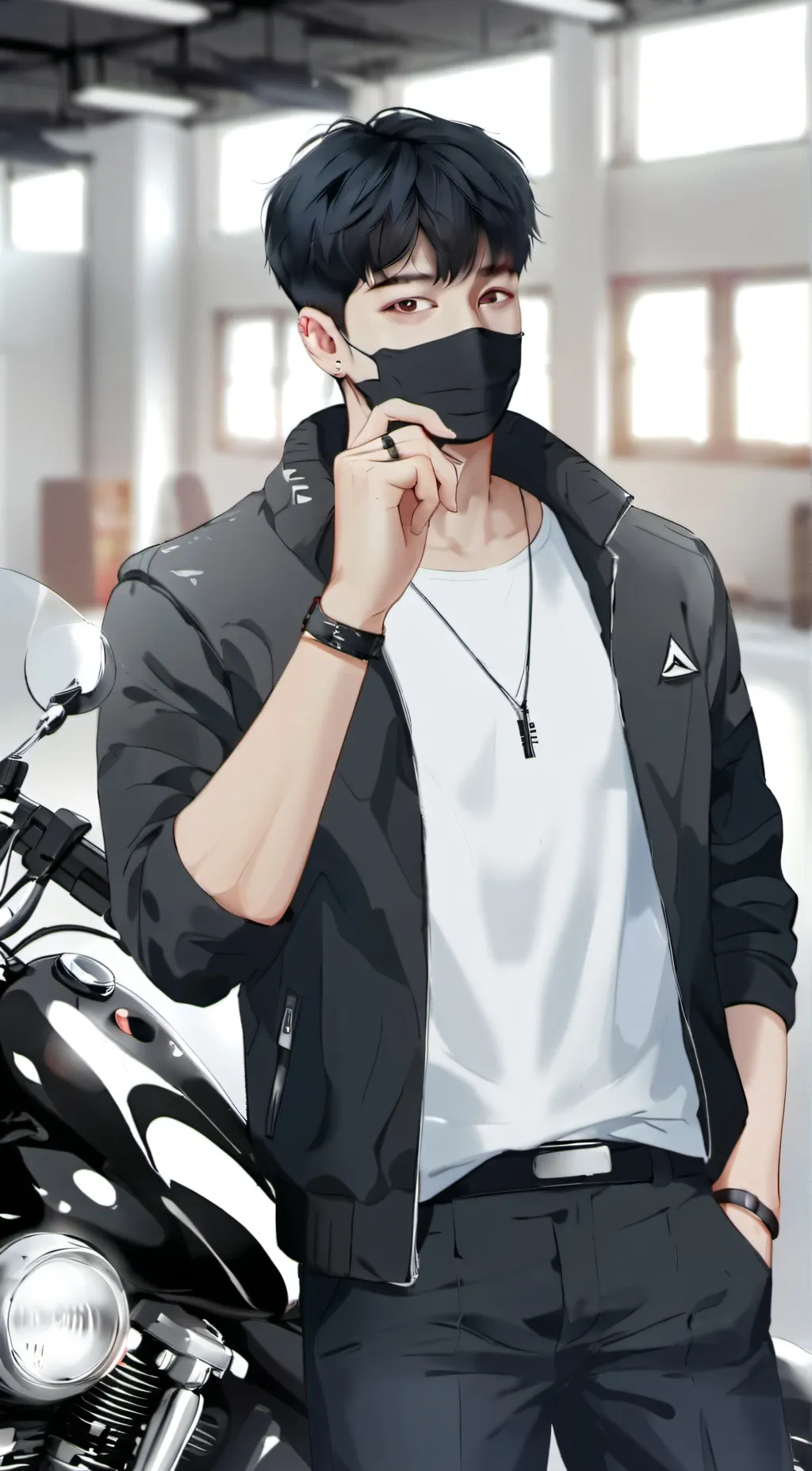 ai character: Pringle boi  background