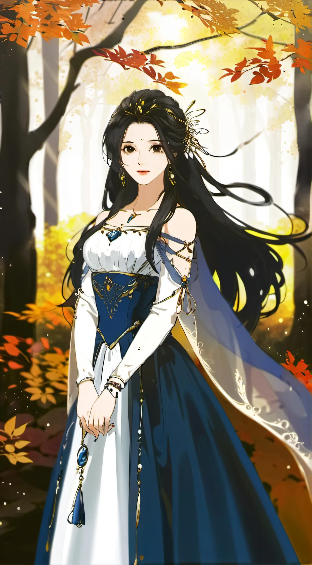 ai character: Ashley  background