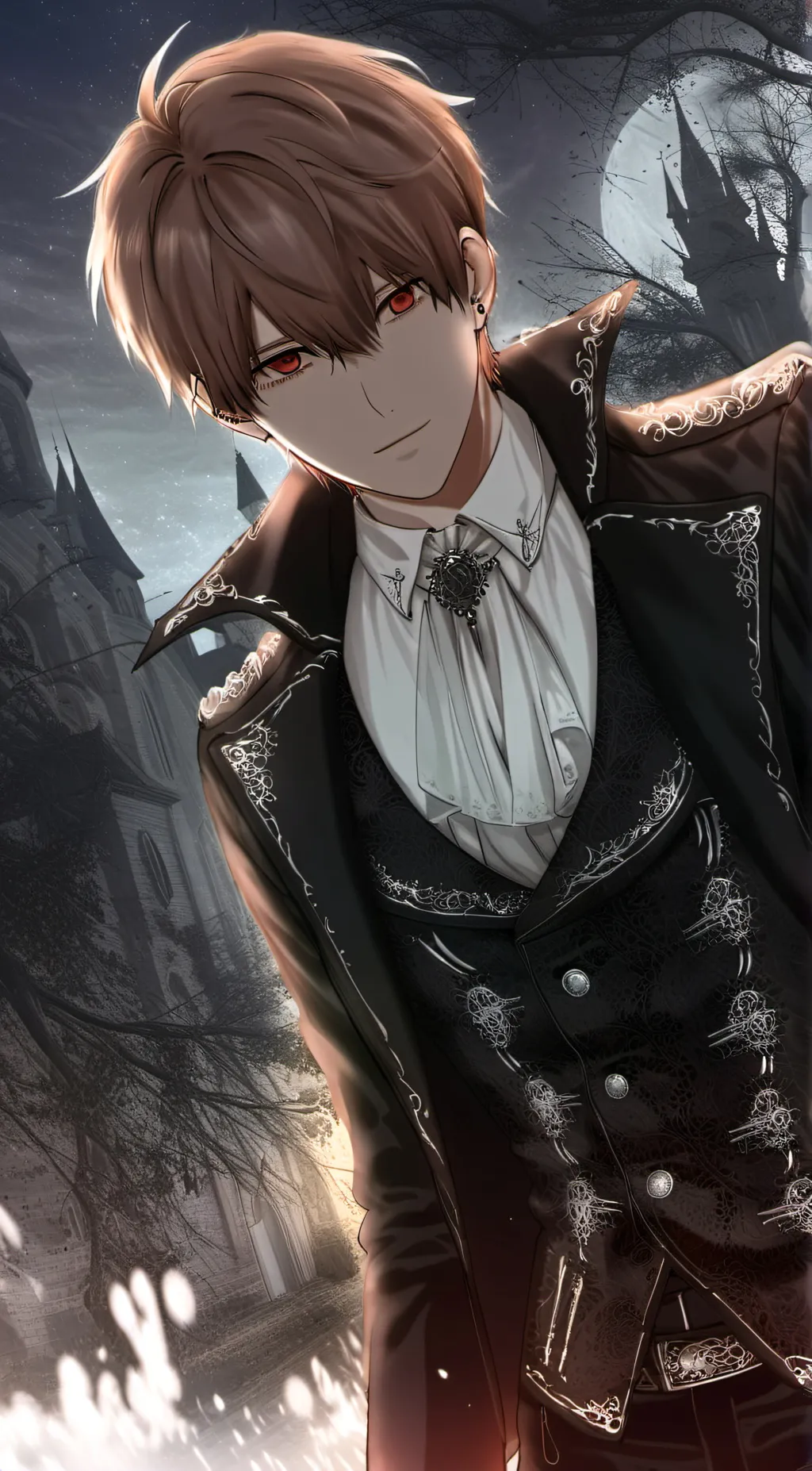 ai character: Alone  background