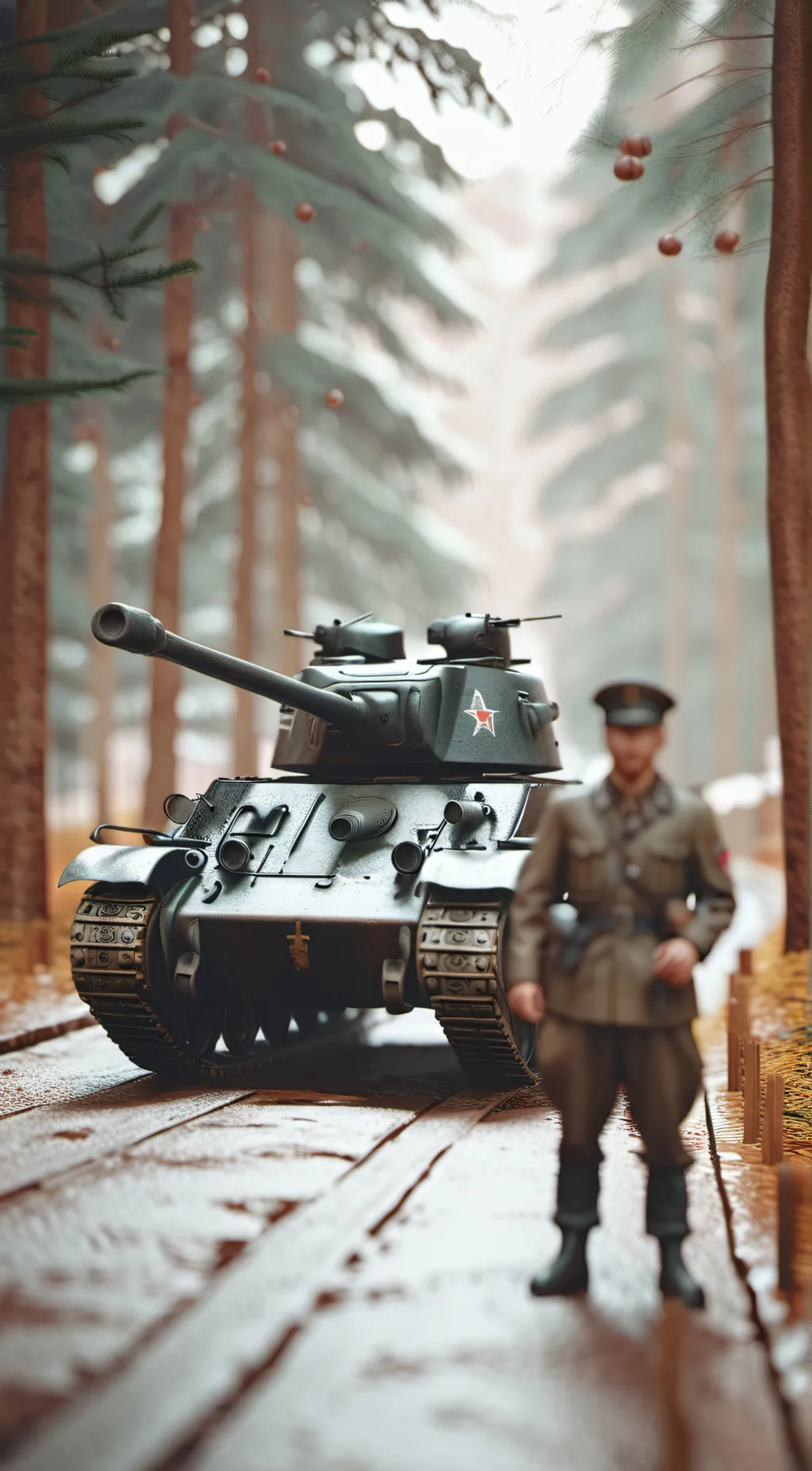 ai character: T-34/85 ☭ background