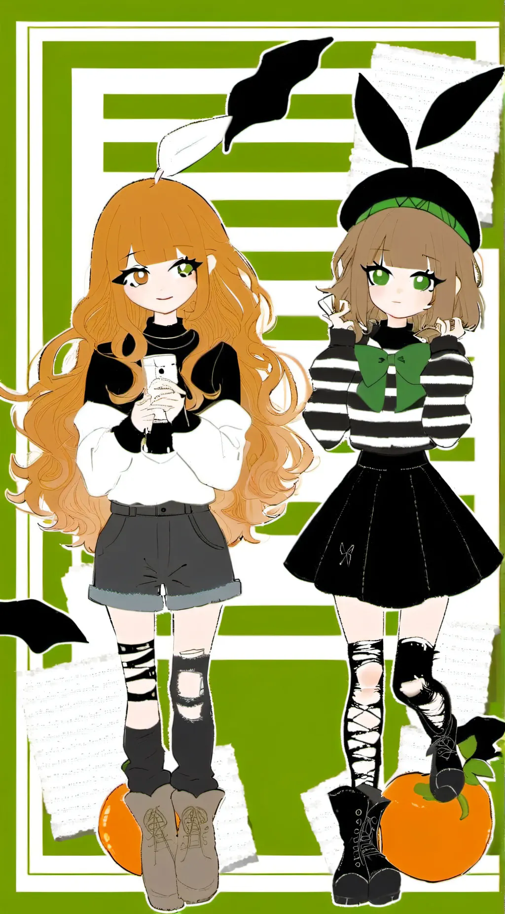 ai character: Nova and Zinnica background