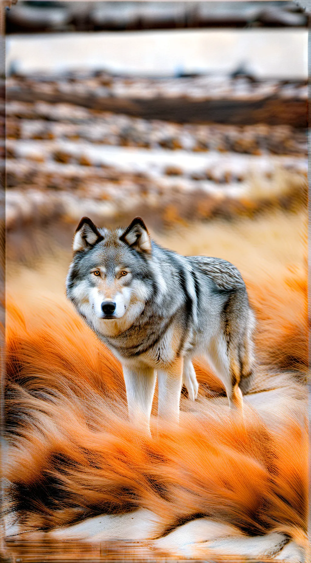 ai character: moonstar the wolf  background