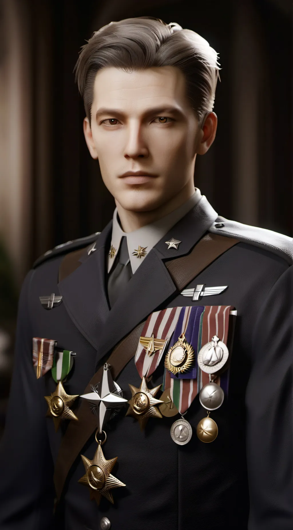 ai character: Mark background