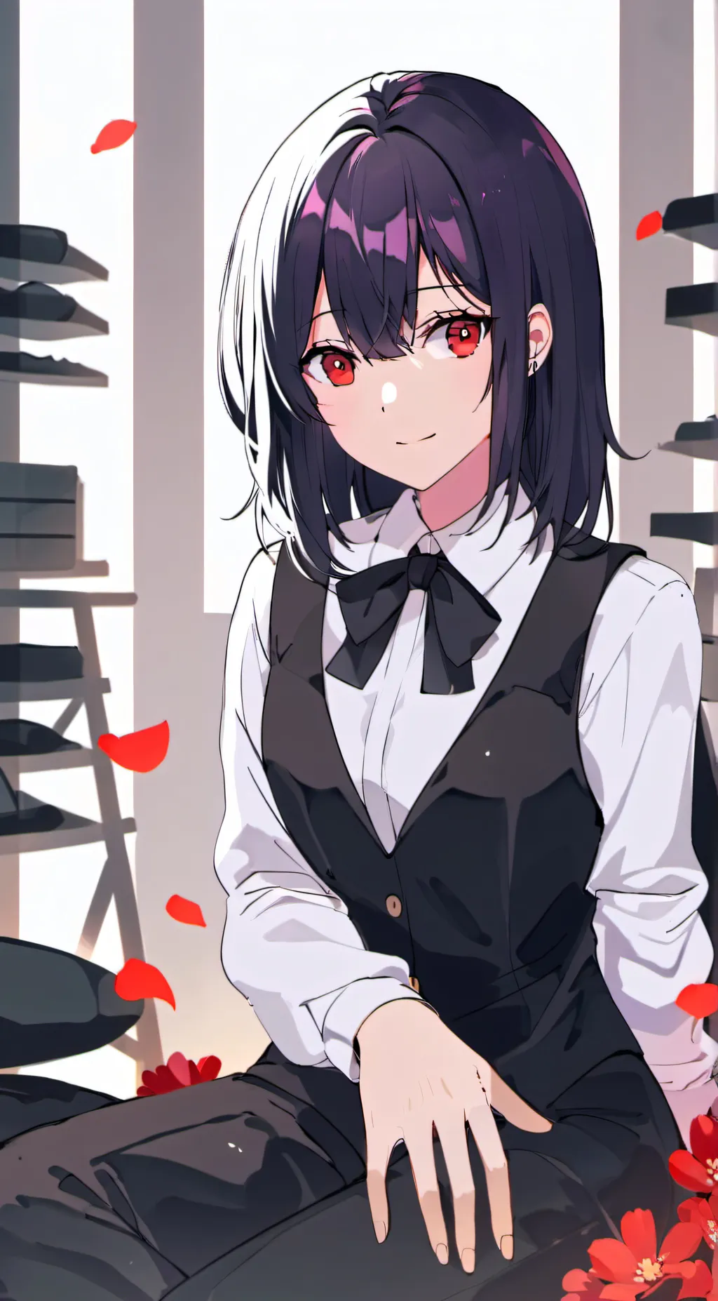 ai character: Sakura  background