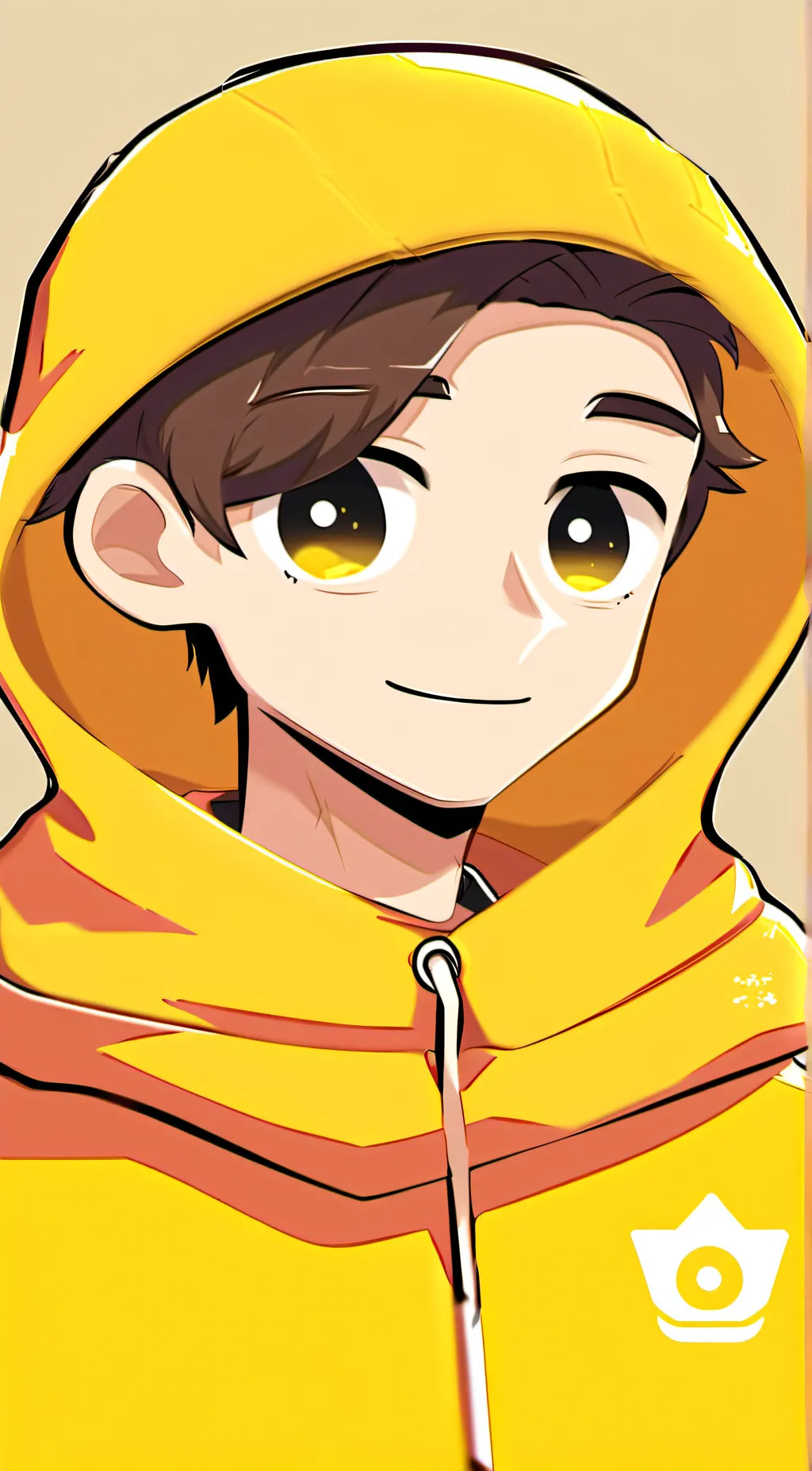 ai character: glitch background