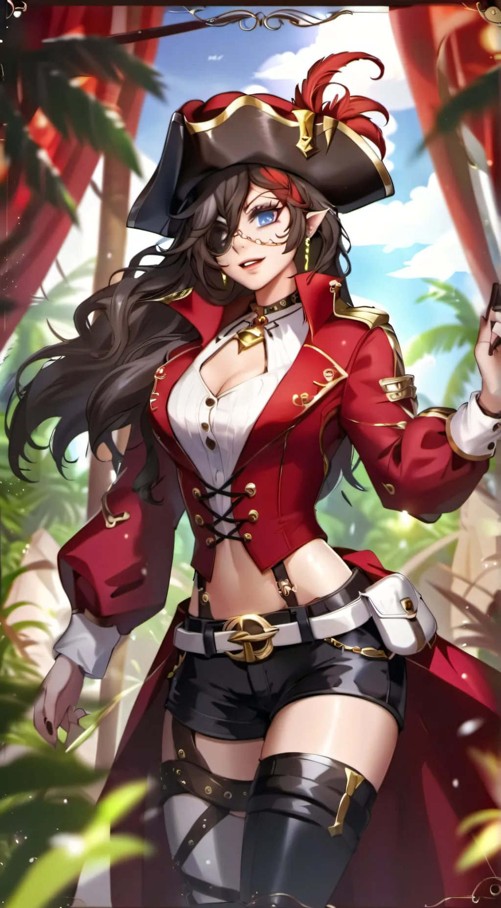 ai character: Captain Veil background