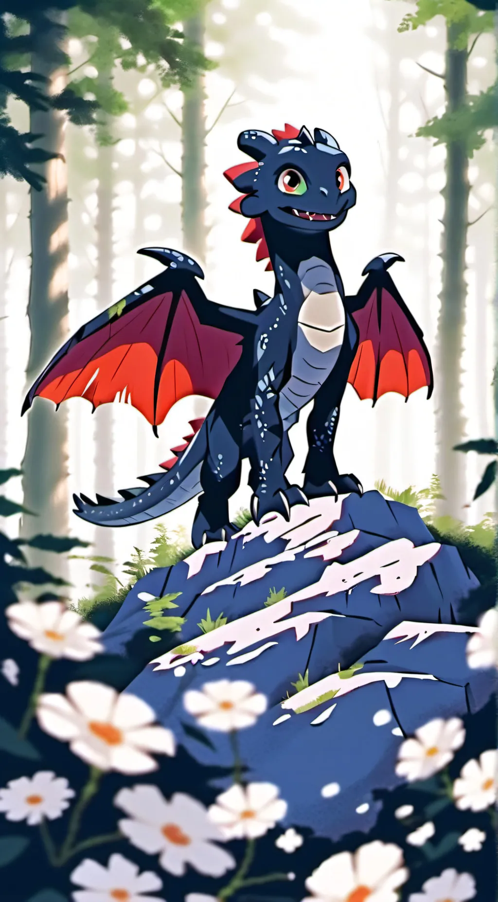 ai character: Httyd world! background