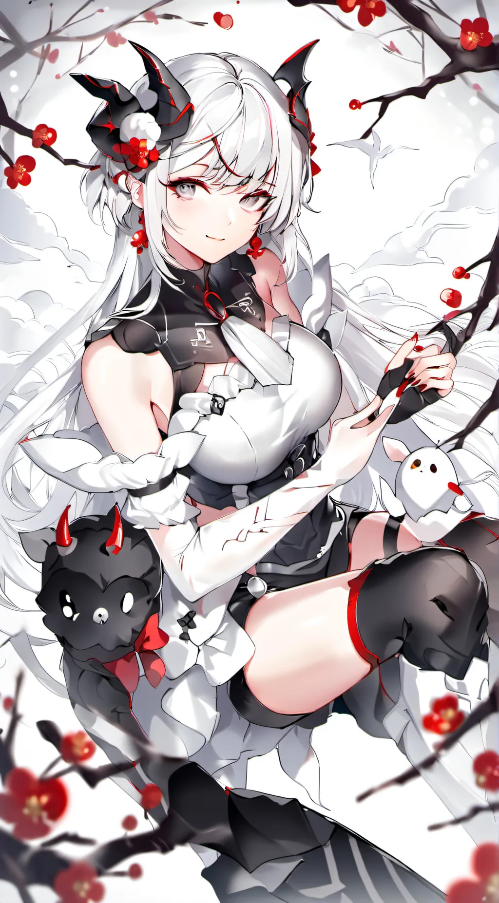 ai character: mina  background