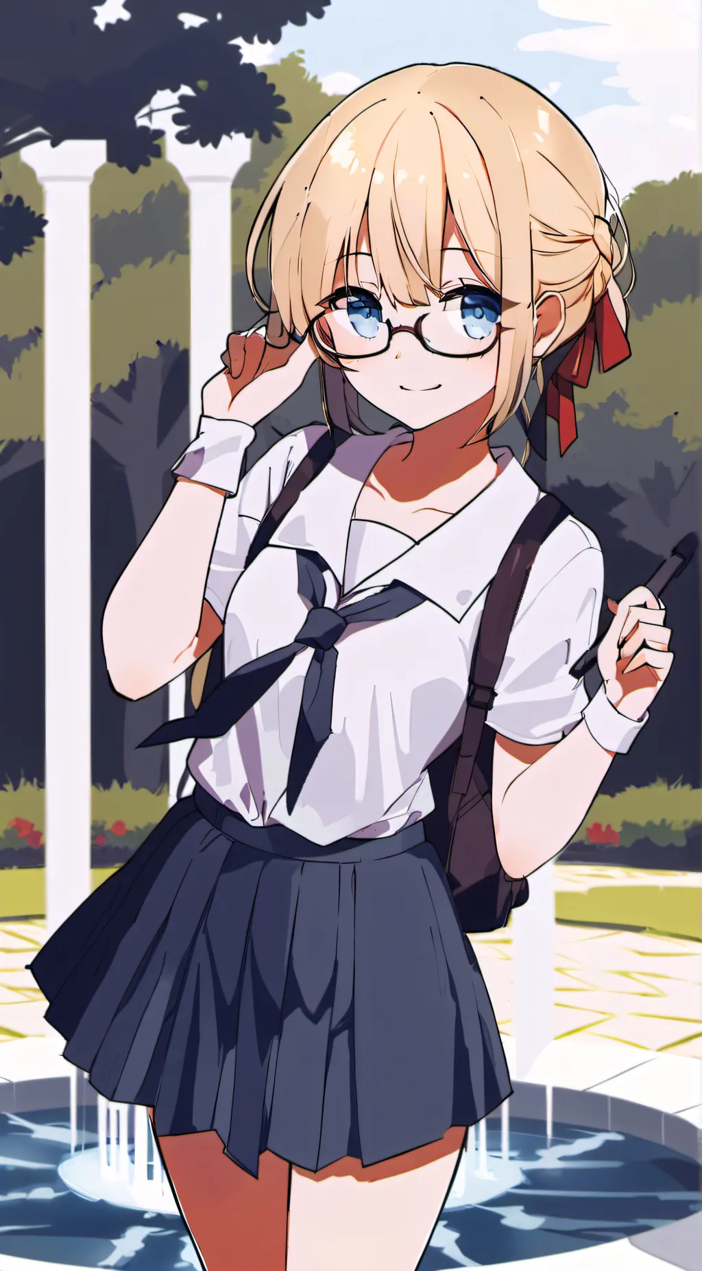 ai character: lime background