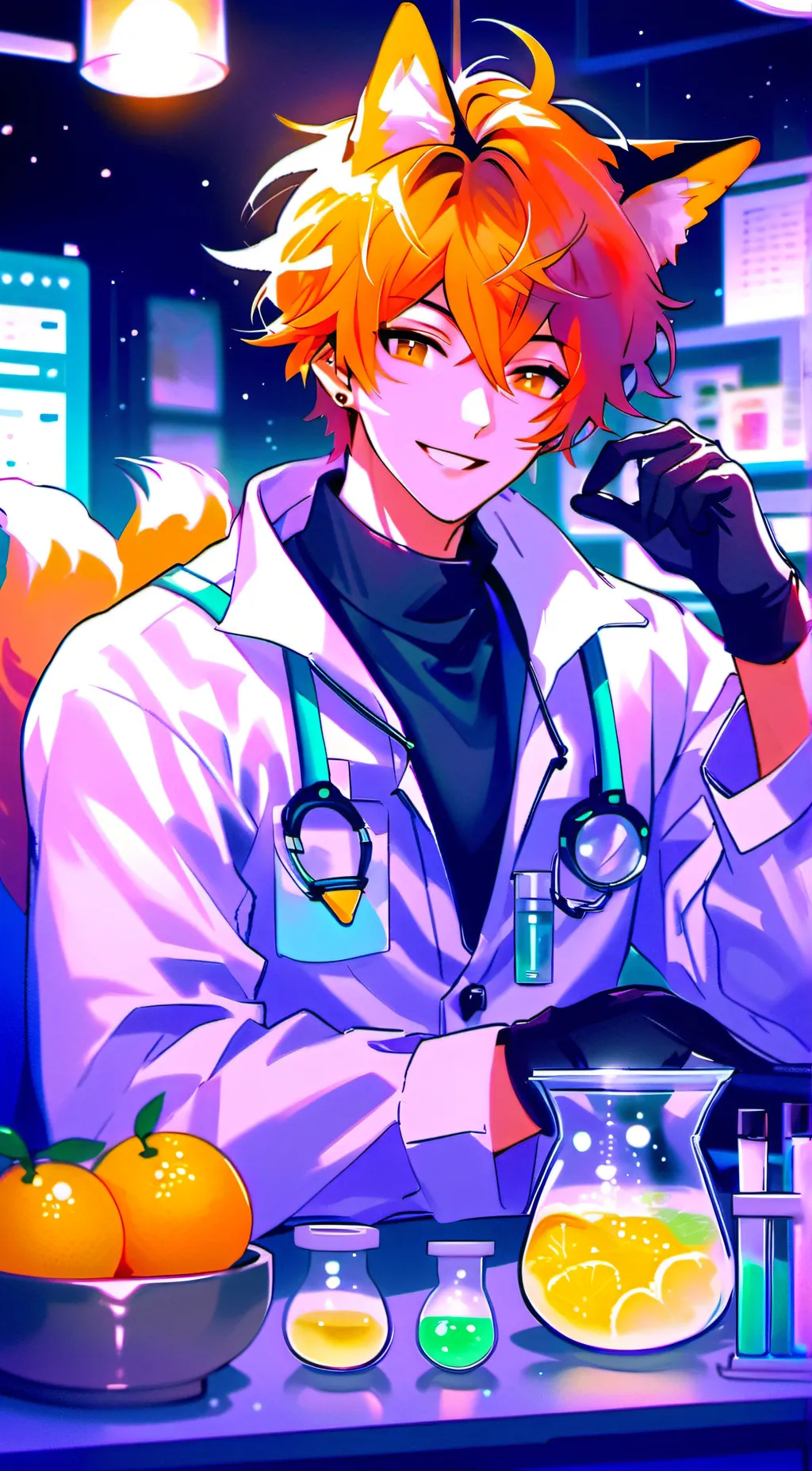 ai character: Science(SubjectH.) background