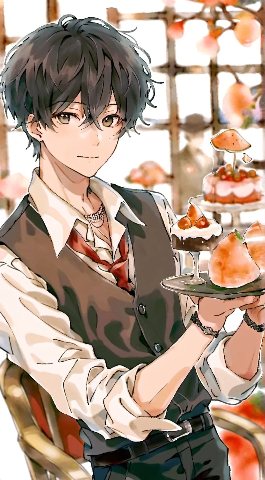 ai character: goofy guy who ugly background