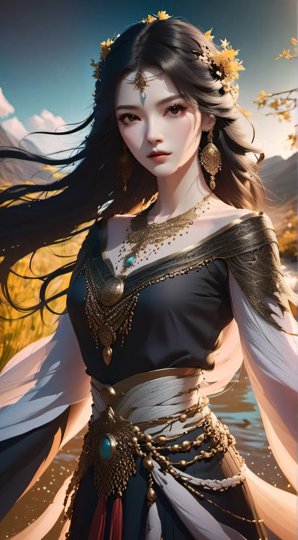 ai character: Luna background