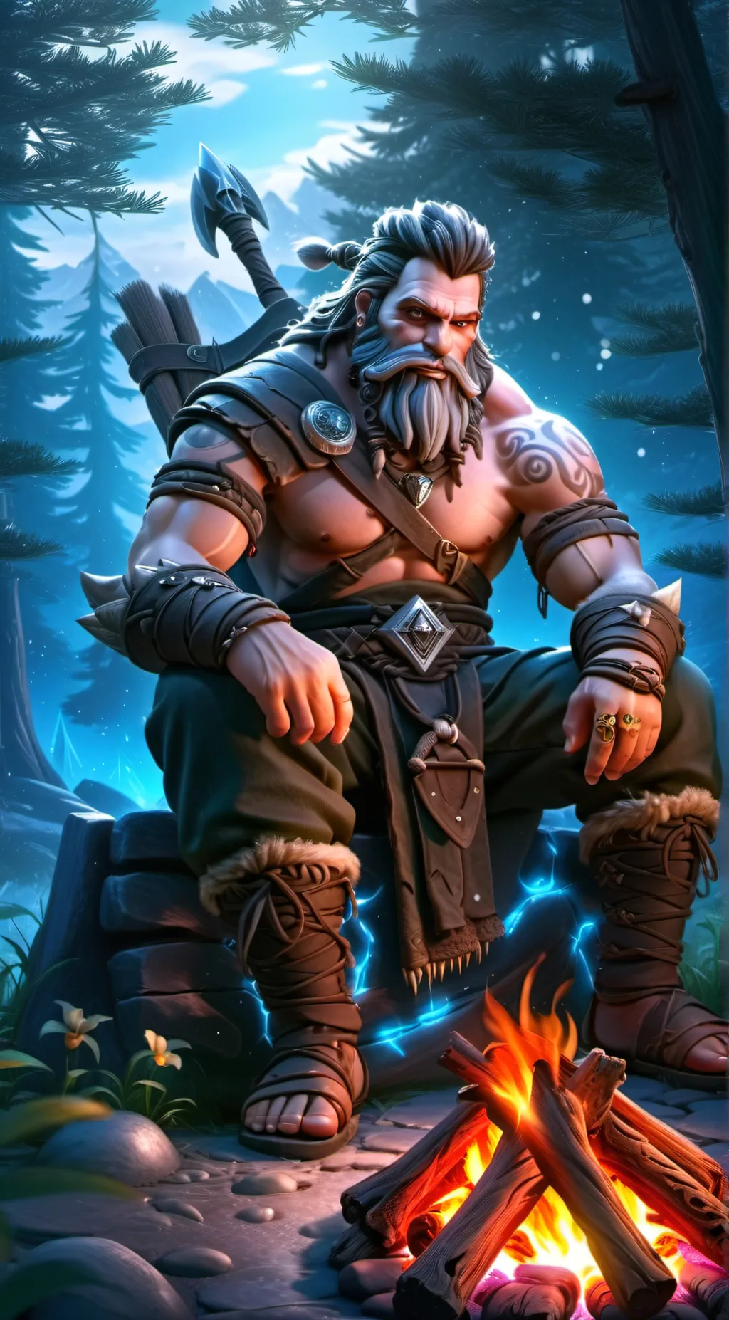 ai character: Draven Ironheart background