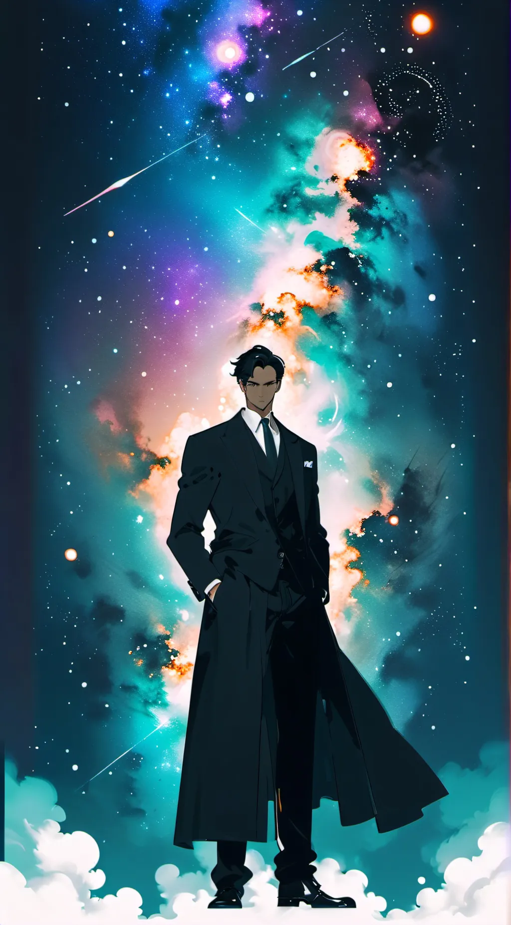 ai character: Time Traveler background