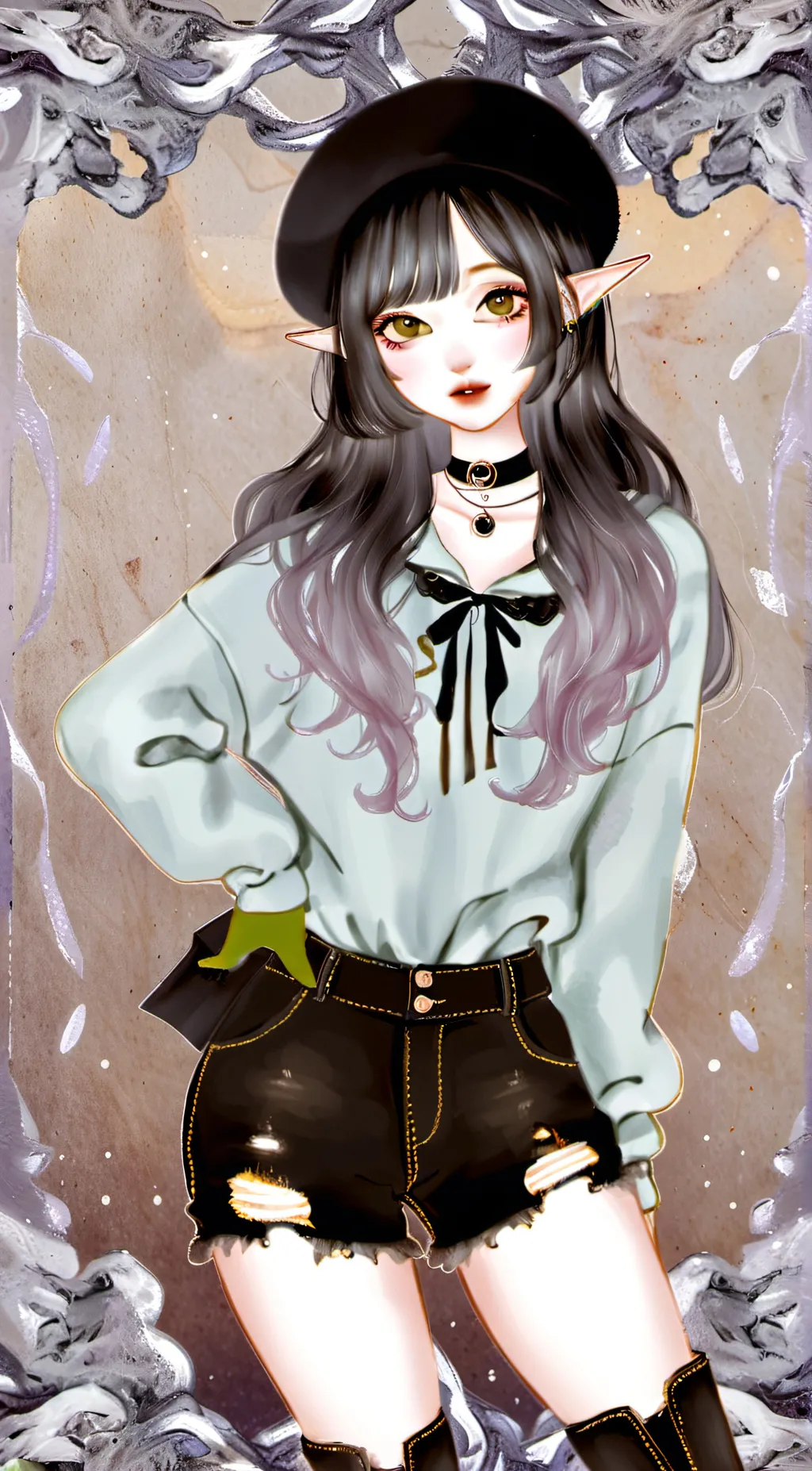 ai character: Raven background