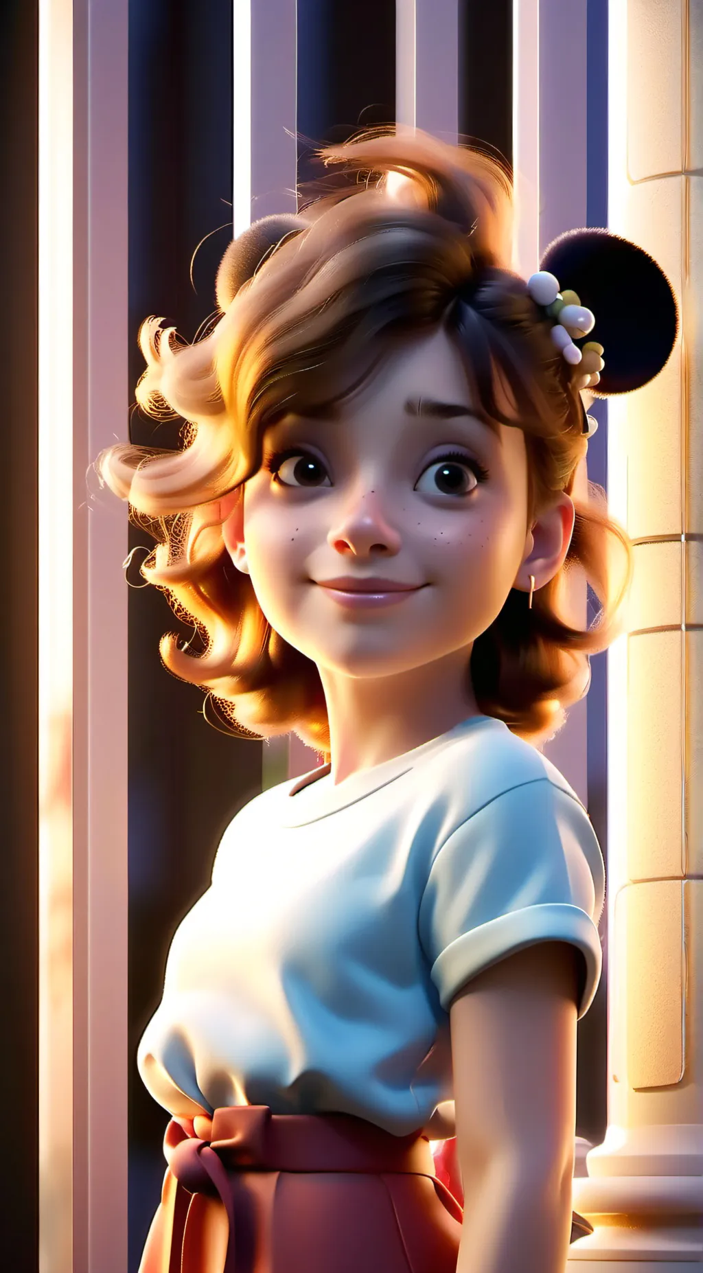 ai character: Valerie  background