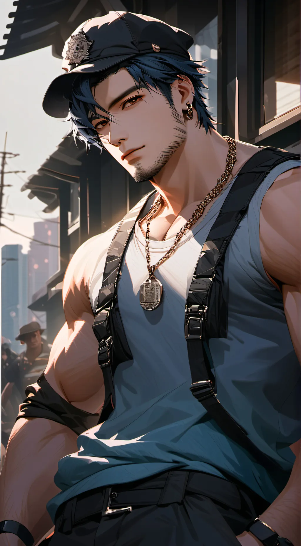 ai character: Goro background