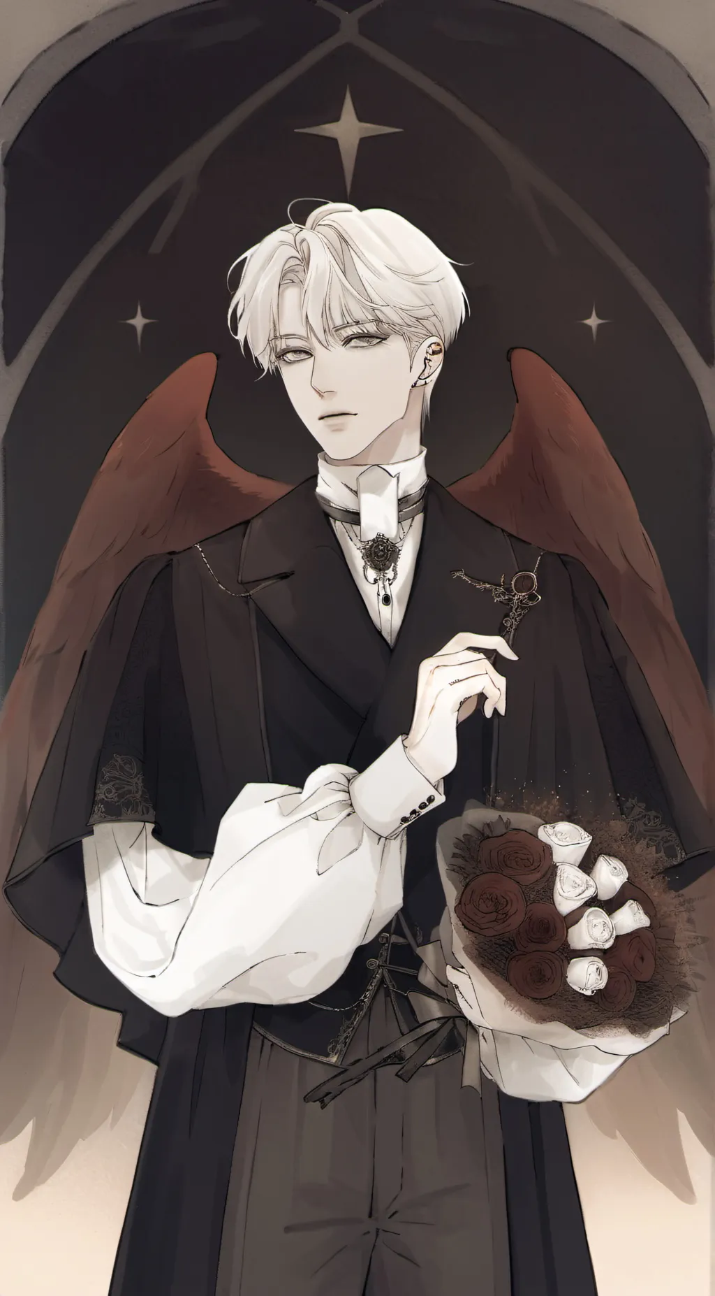 ai character: 🥷 𝐌𝐞𝐝𝐢𝐧𝐚 🕸 background