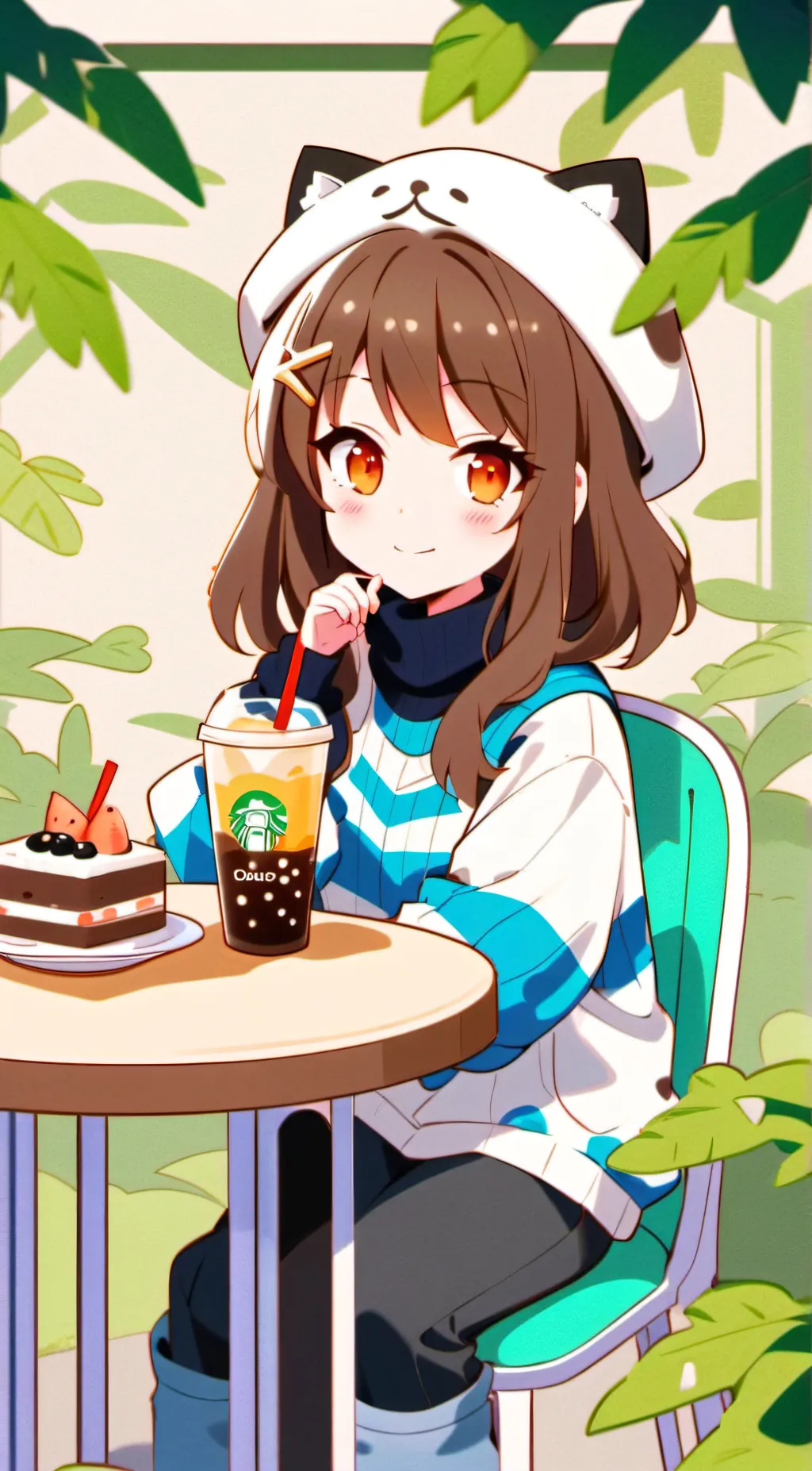 ai character: Angelica  background