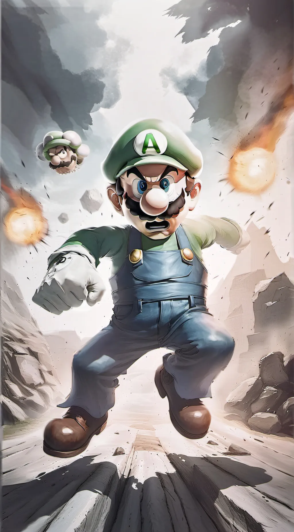 Talkie AI - Chat with Angry Luigi