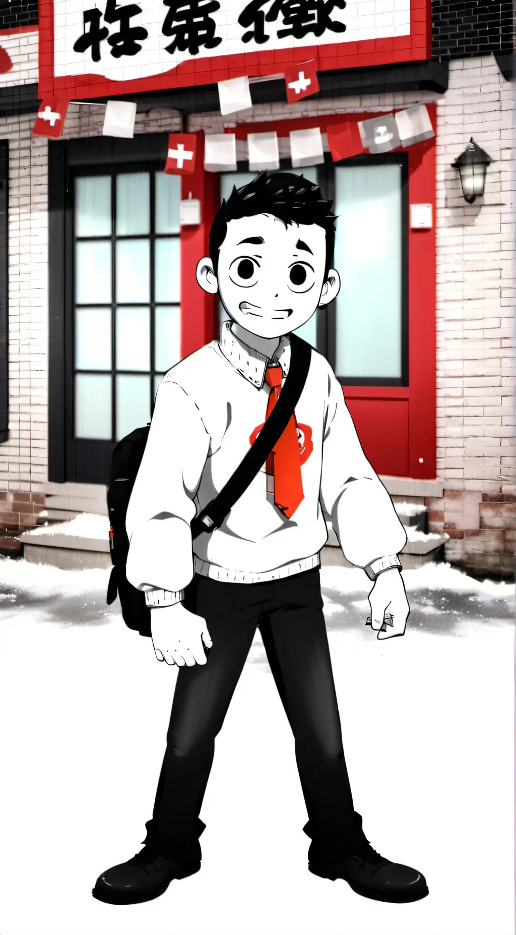 ai character: Hazbin hotel war.. background