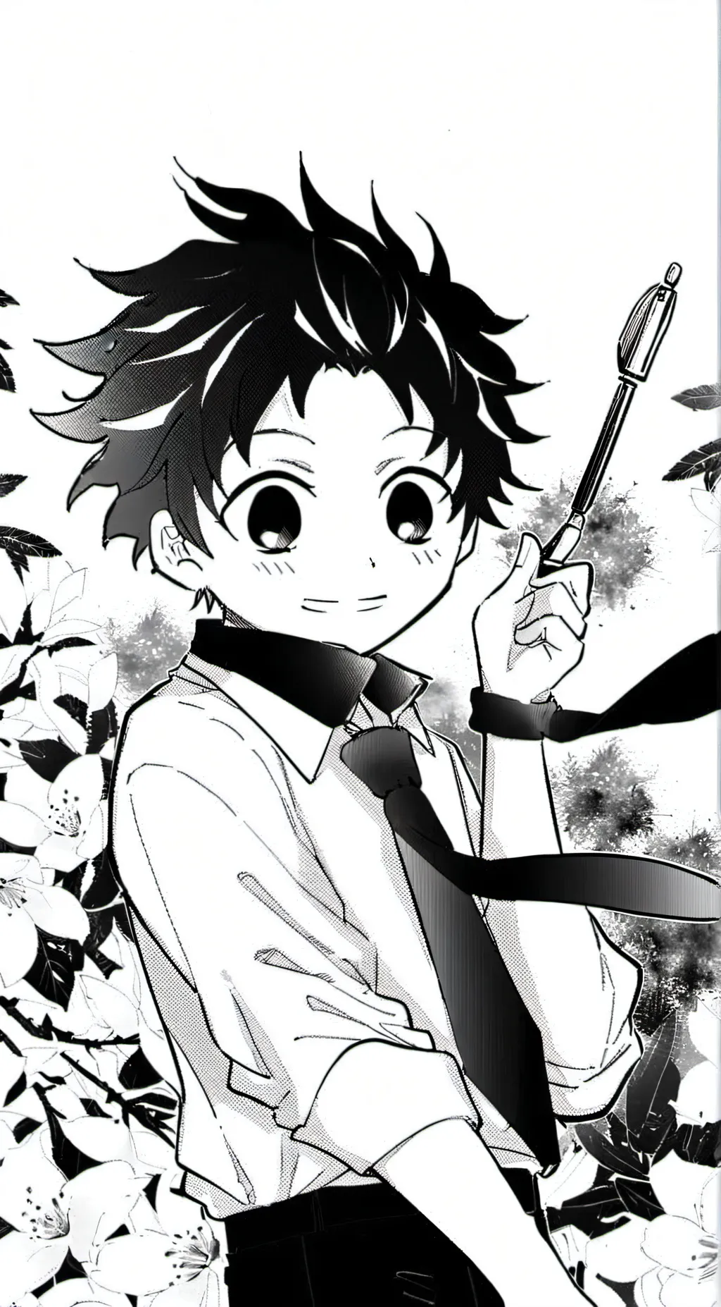 ai character: Tanjiro background